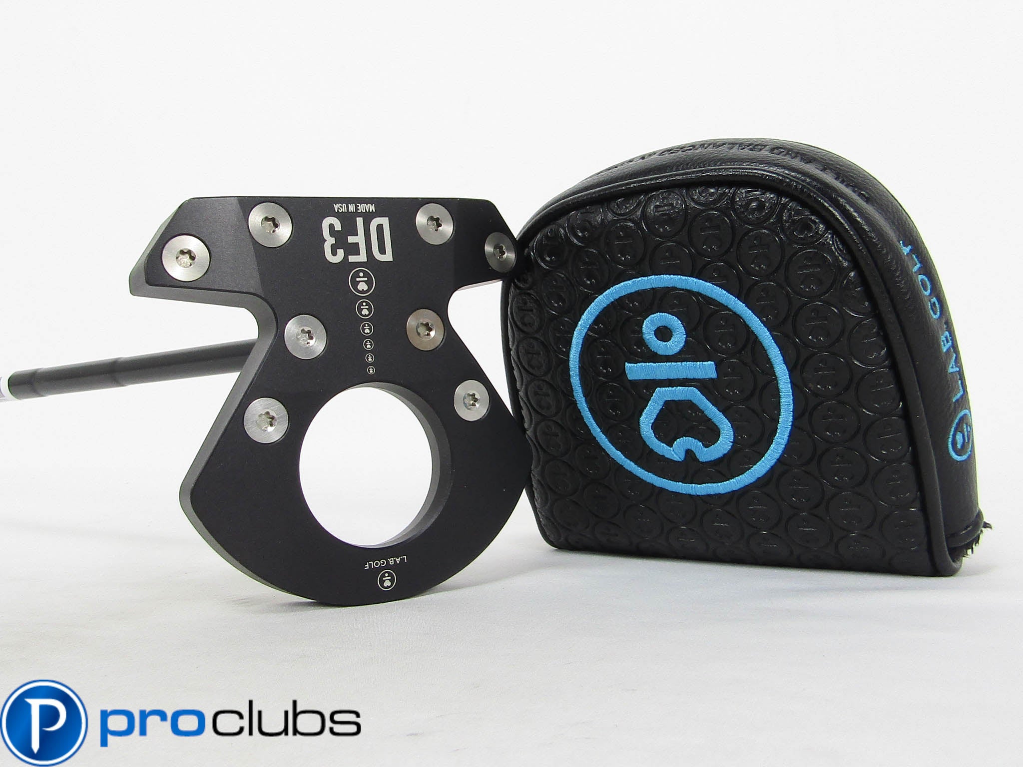 Left Handed LAB GOLF DF3 (69* LIE) BLACK PUTTER 35" w/ HEADCOVER #452772