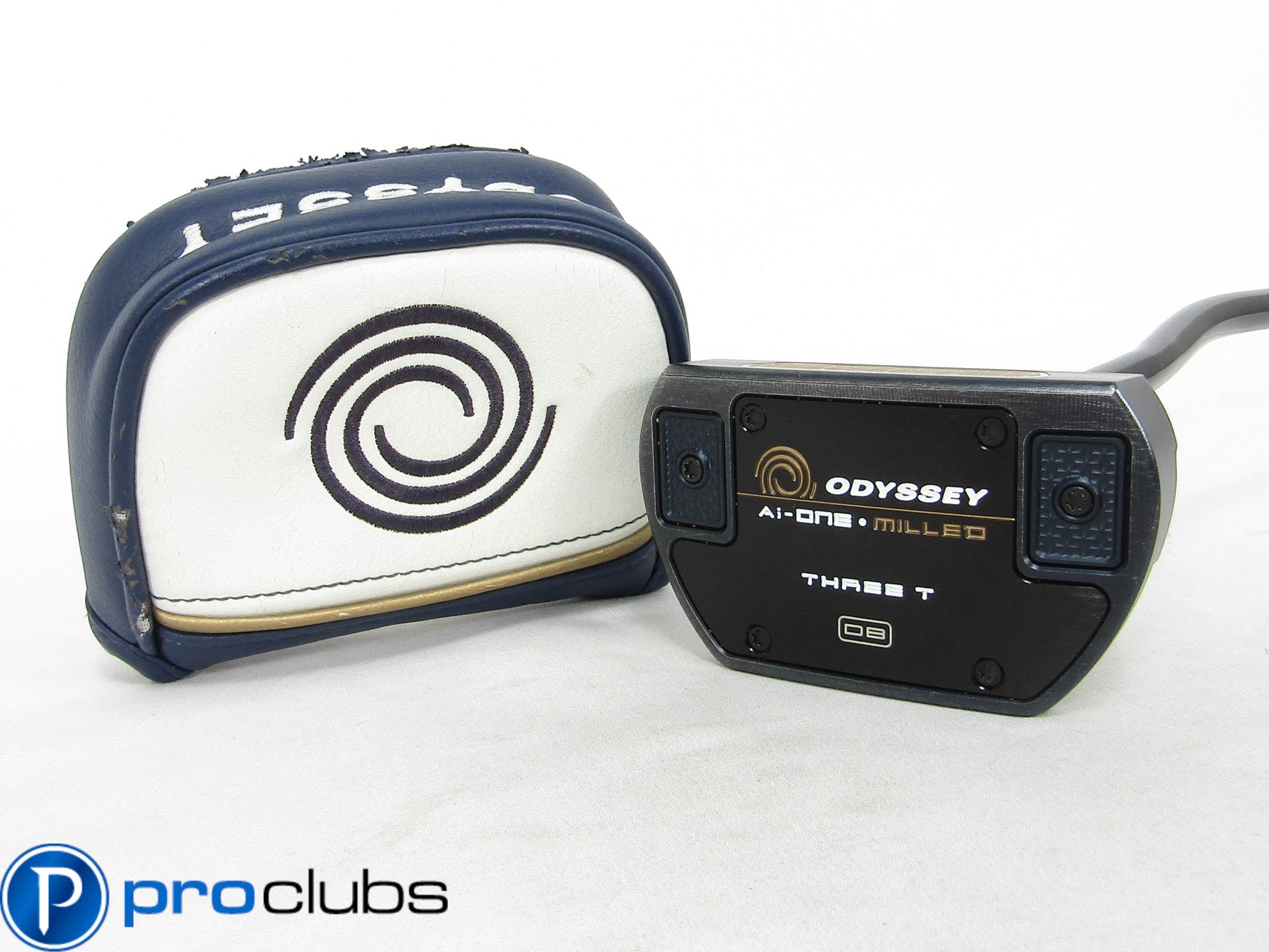 Tour Issue! ODYSSEY Ai-ONE MILLED THREE T DB DOUBLE BEND PUTTER w/HEADCOVER (TC)