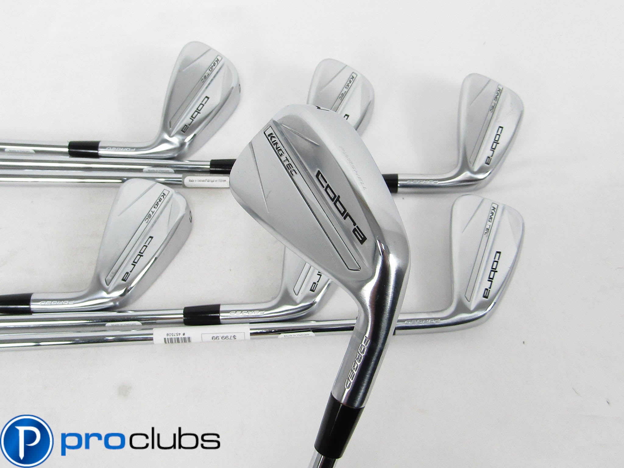 COBRA '2025 KING TEC FORGED IRONS 4-PW STEEL KBS $-TAPER LITE STIFF FLEX #457508