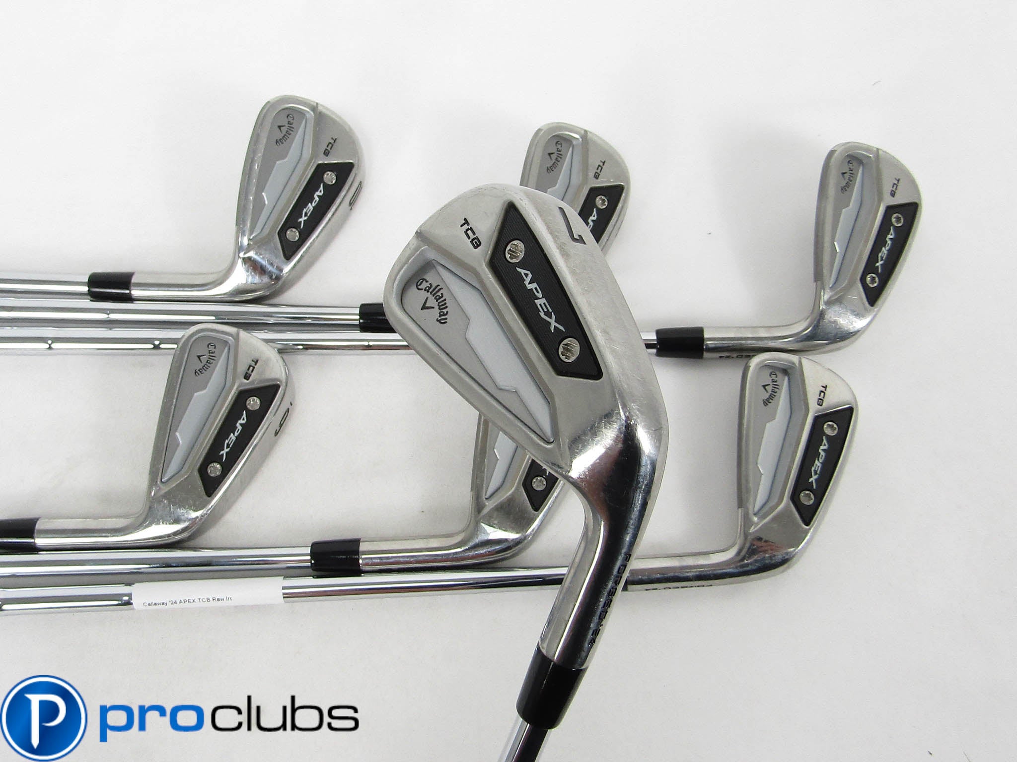 CALLAWAY '2024 TCB RAW LIMITED IRONS 4-PW STEEL DYNAMIC GOLD X-SEVEN