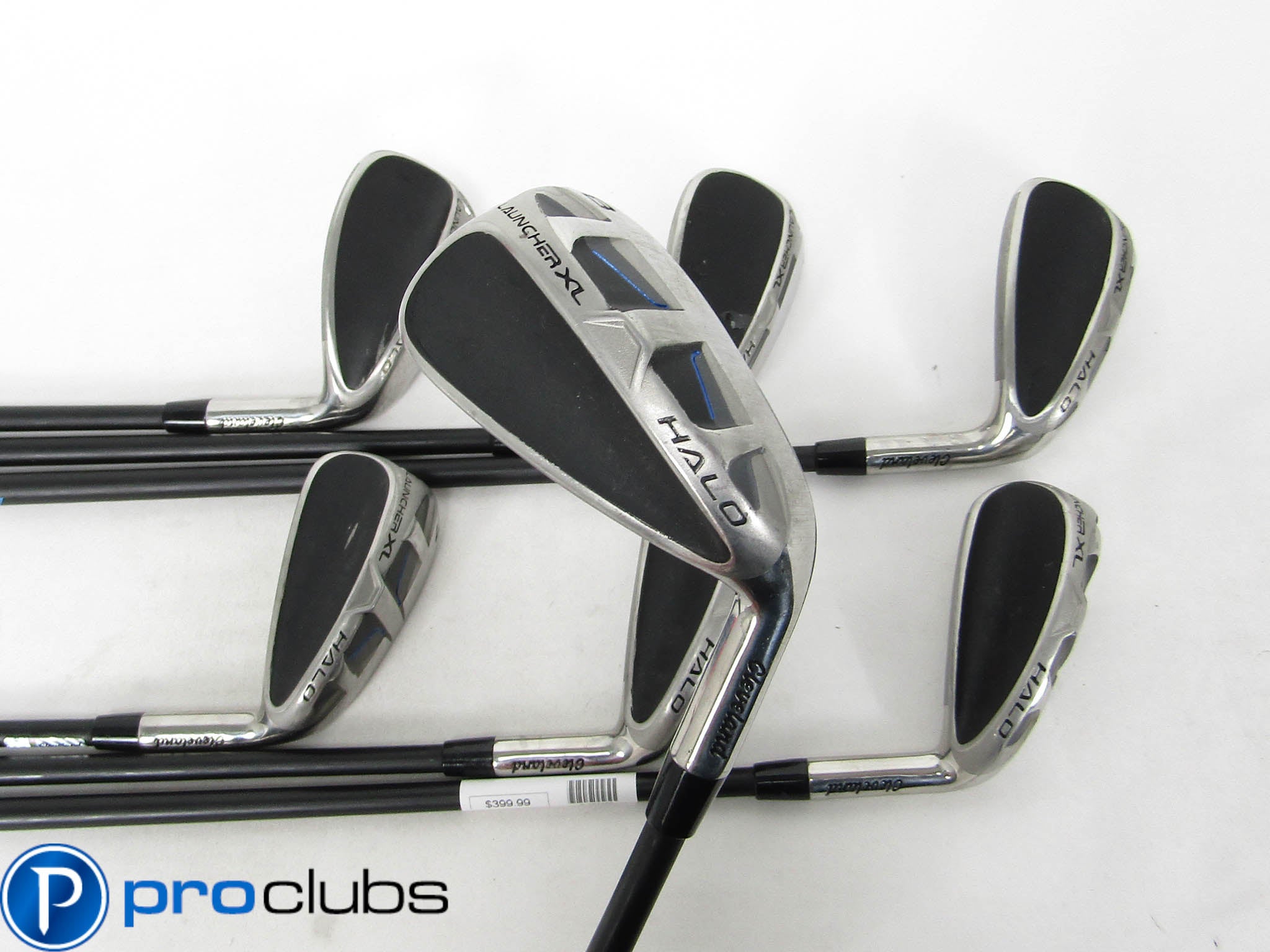 CLEVELAND LAUNCHER XL HALO IRONS 5-PW,DW GRAPHITE PROJECT X CYPHER 60 REGULAR