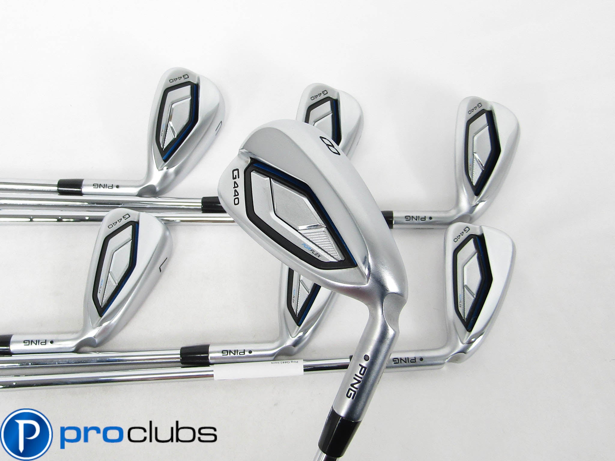 PING G440 BLACK DOT IRONS 5-PW,UW STEEL NIPPON NS PRO 850GH REGULAR FLEX #457010