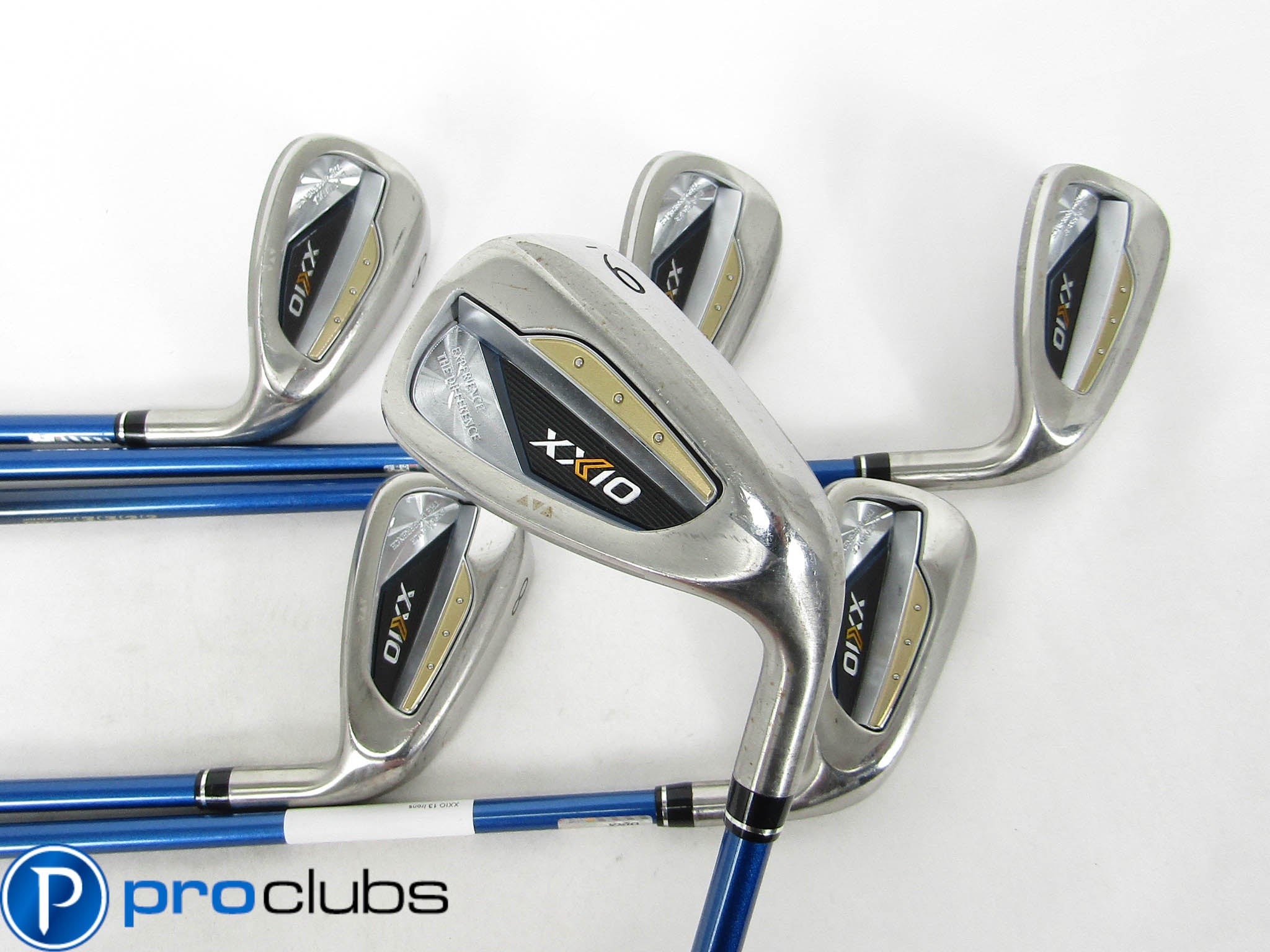 XXIO 13 IRONS IRON SET 7-PW,AW,SW GRAPHITE REGULAR FLEX #454829
