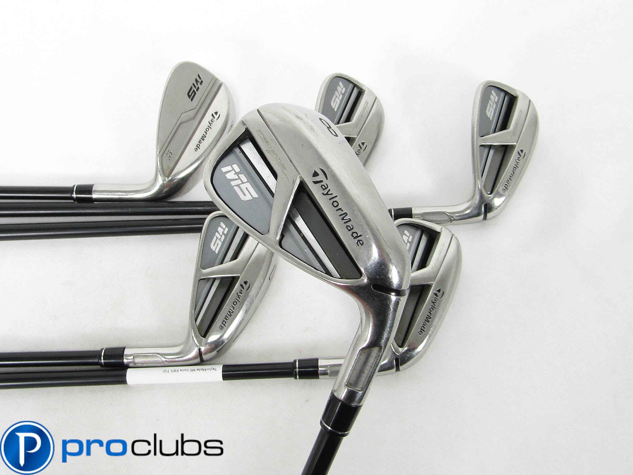 TAYLORMADE M5 IRONS 6-PW,AW GRAPHITE KBS TGI 60 (JUNIOR LENGTH)