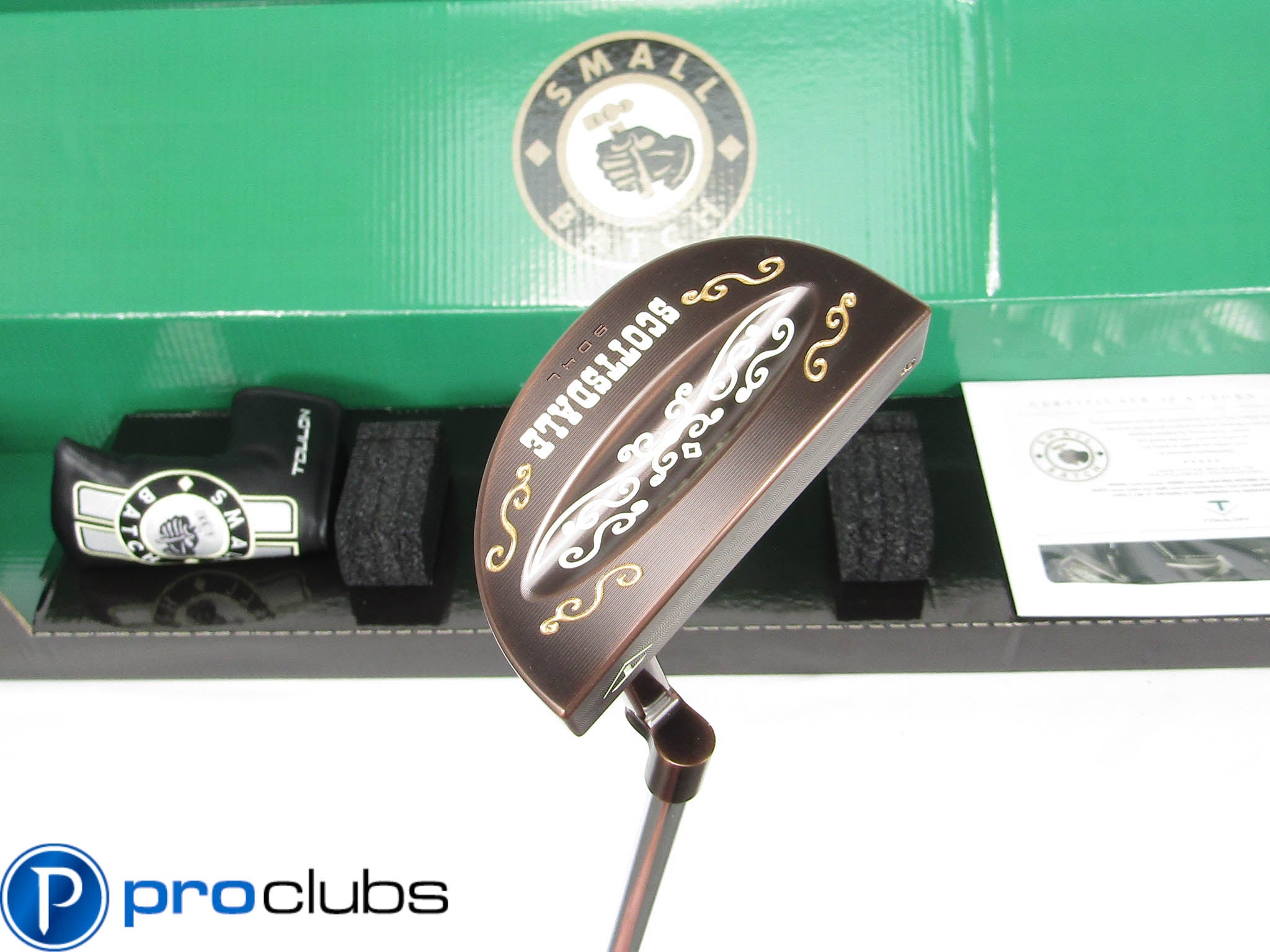 NEW TOULON DESIGN SCOTTSDALE SMALL BATCH PUTTER w/ COA & BOX #436768