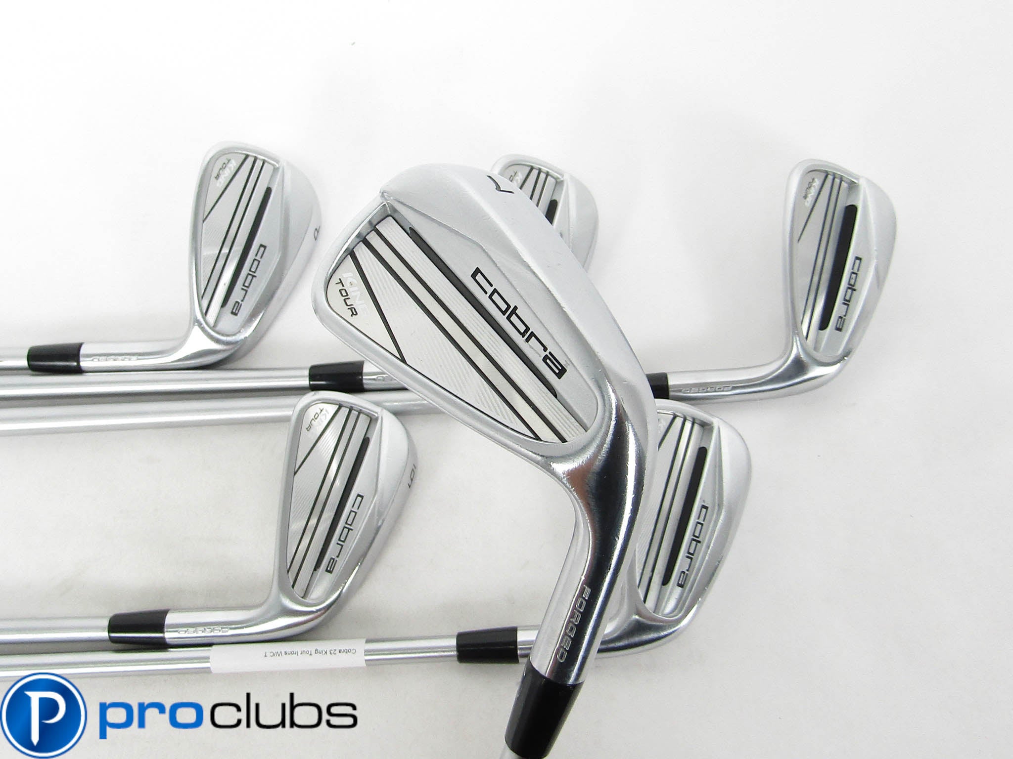 COBRA '2023 KING TOUR IRONS 5-PW STEEL KBS C-TAPER 120 STIFF FLEX #456417