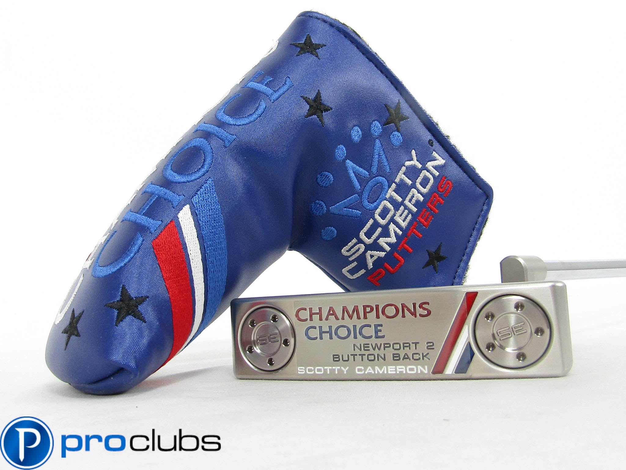 NEW SCOTTY CAMERON CHAMPIONS CHOICE NEWPORT 2 BUTTON BACK PUTTER 34" #448962