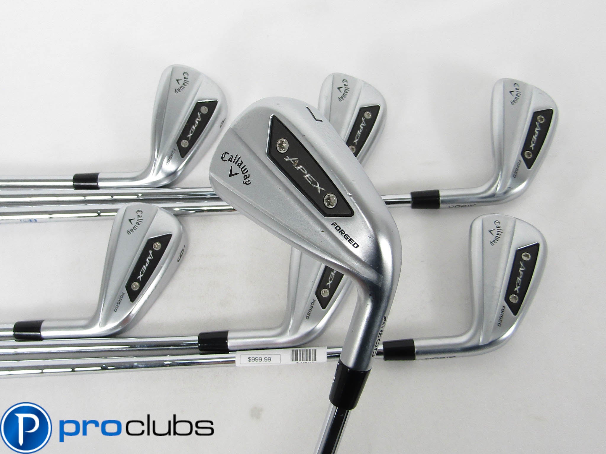 CALLAWAY APEX Ai200 FORGED IRONS 4-PW STEEL NIPPON MODUS3 TOUR 130 STIFF #458116