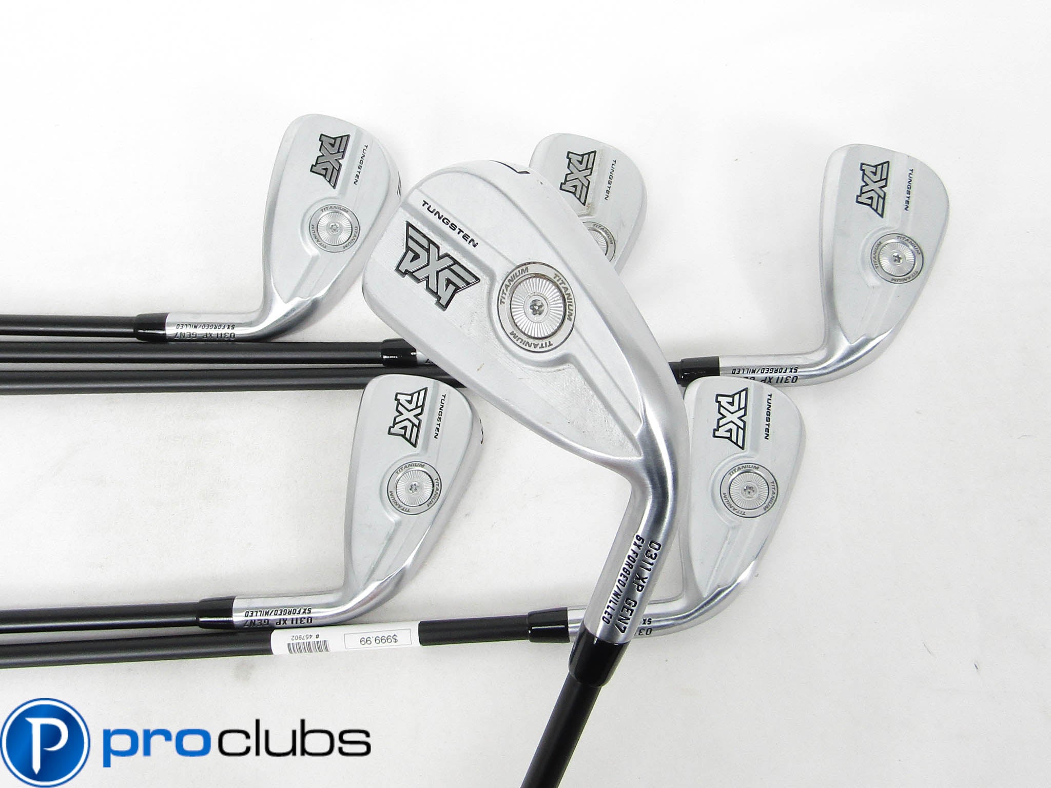 PXG GEN7 0311 XP FORGED IRONS 5-PW GRAPHITE KBS MAX 65 REGULAR FLEX #457902