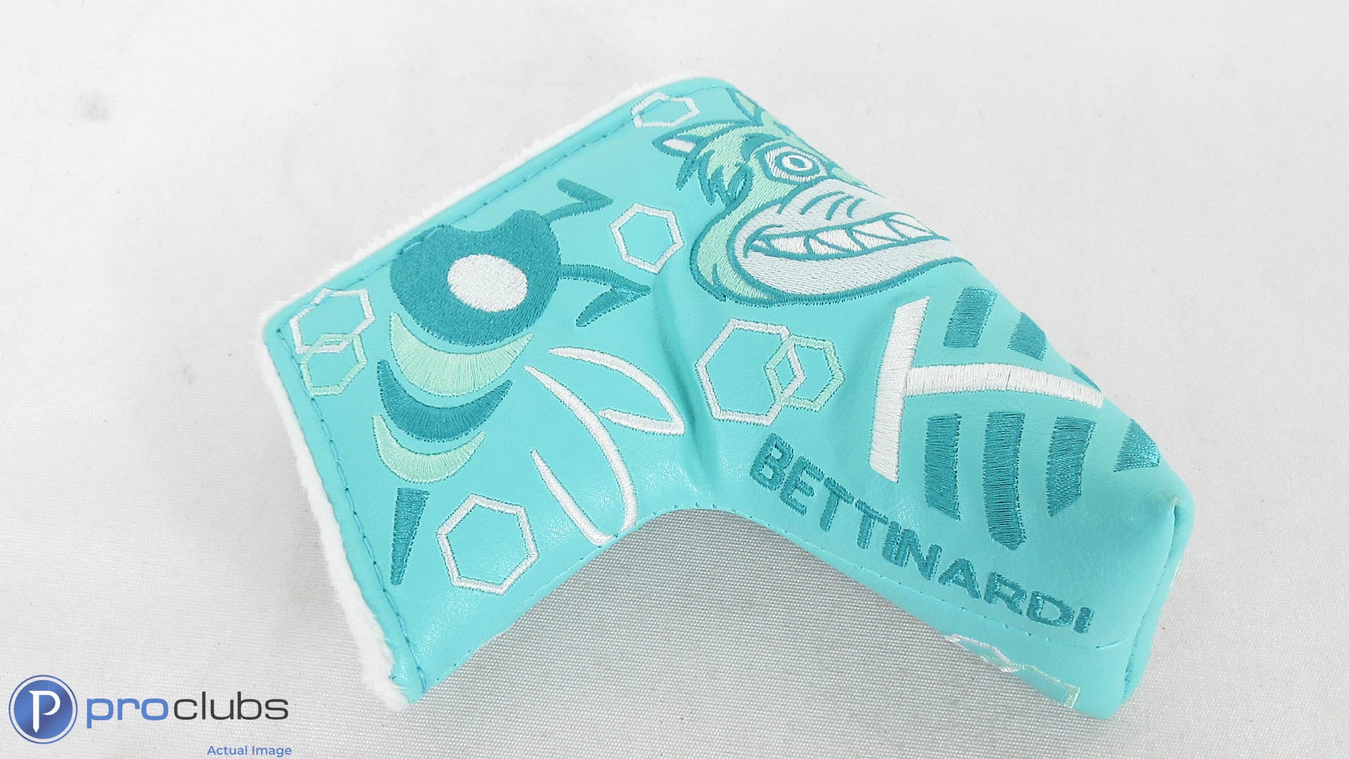 RARE! Bettinardi Teal Multi Icon Blade Putter Headcover- 401061