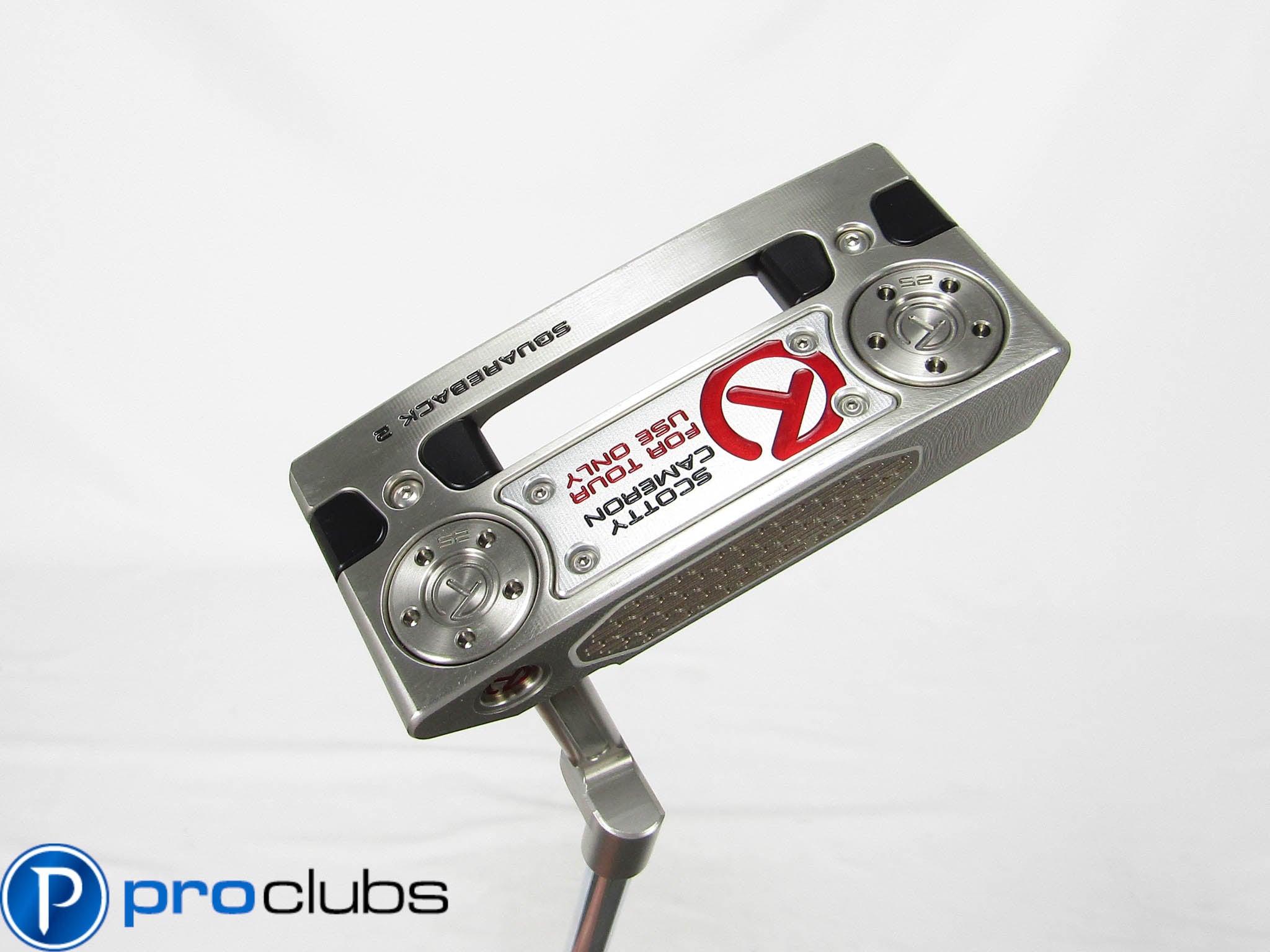 SCOTTY CAMERON '2025 TOUR SQUAREBACK 2 COUNTER BALANCED WELDED NECK PUTTER 38"