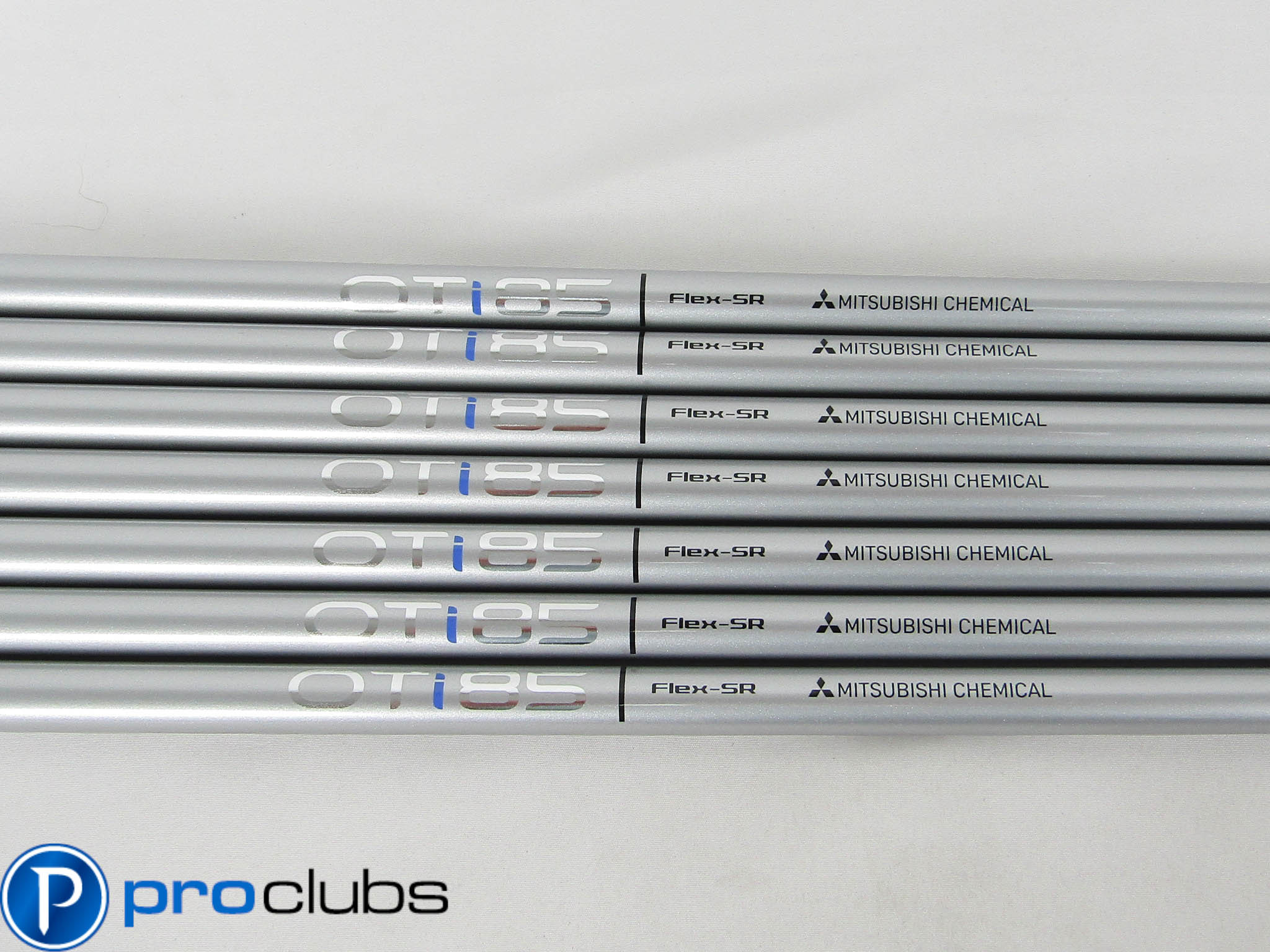 7 NEW MITSUBISHI CHEMICAL OTi 85 SR FLEX STIFF-REGULAR GRAPHITE IRON SHAFTS .370