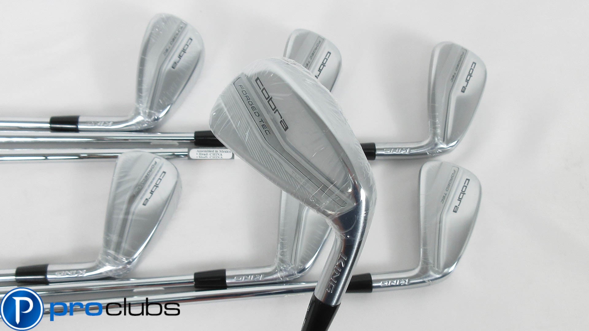 NEW COBRA KING FORGED TEC IRONS 4-PW STEEL KBS S-TAPER LITE REGULAR FLEX 413408