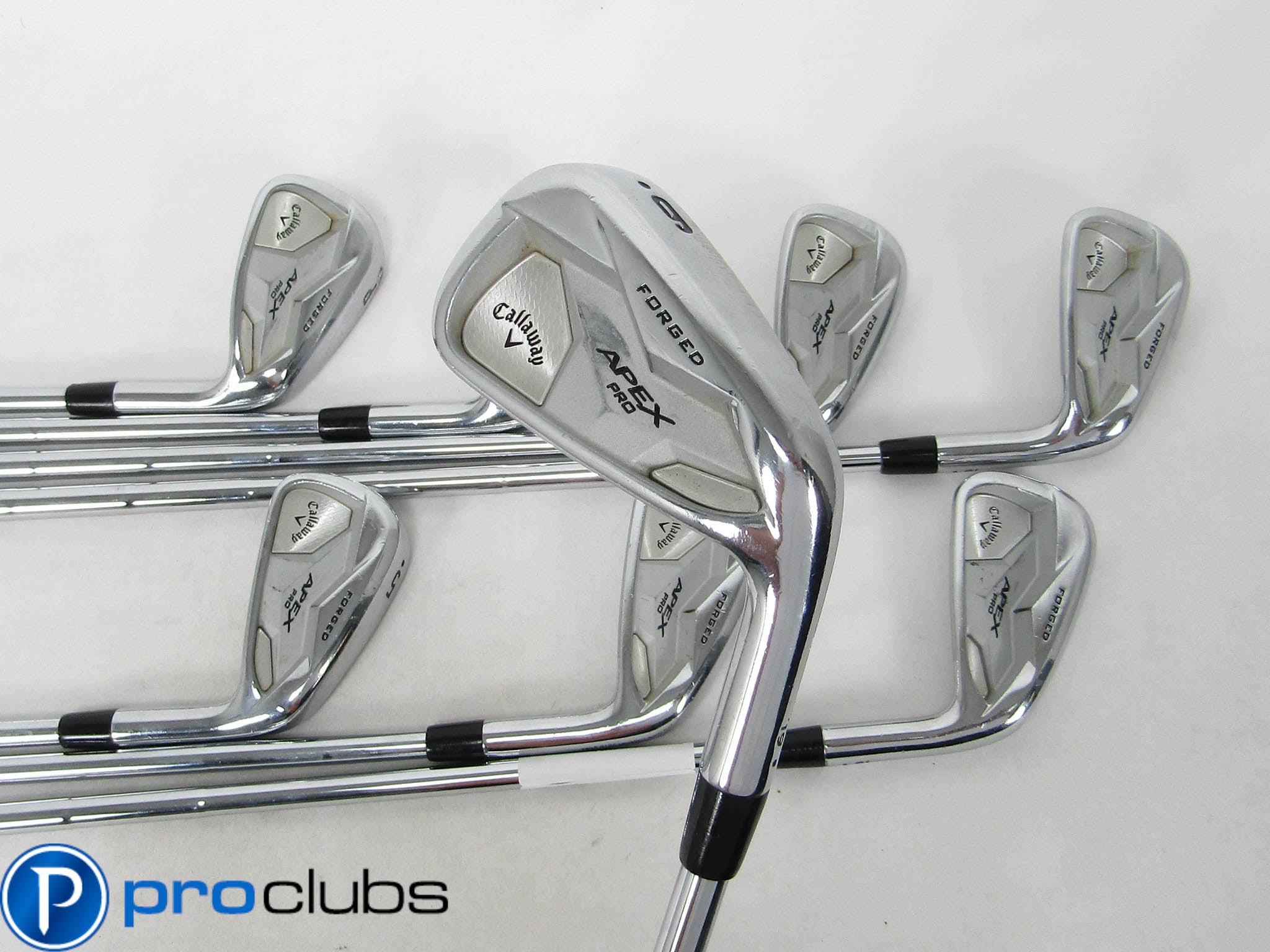 Tour Issue! CALLAWAY '19 APEX PRO "DOT" IRONS 4-PW DYNAMIC GOLD TOUR ISSUE X100