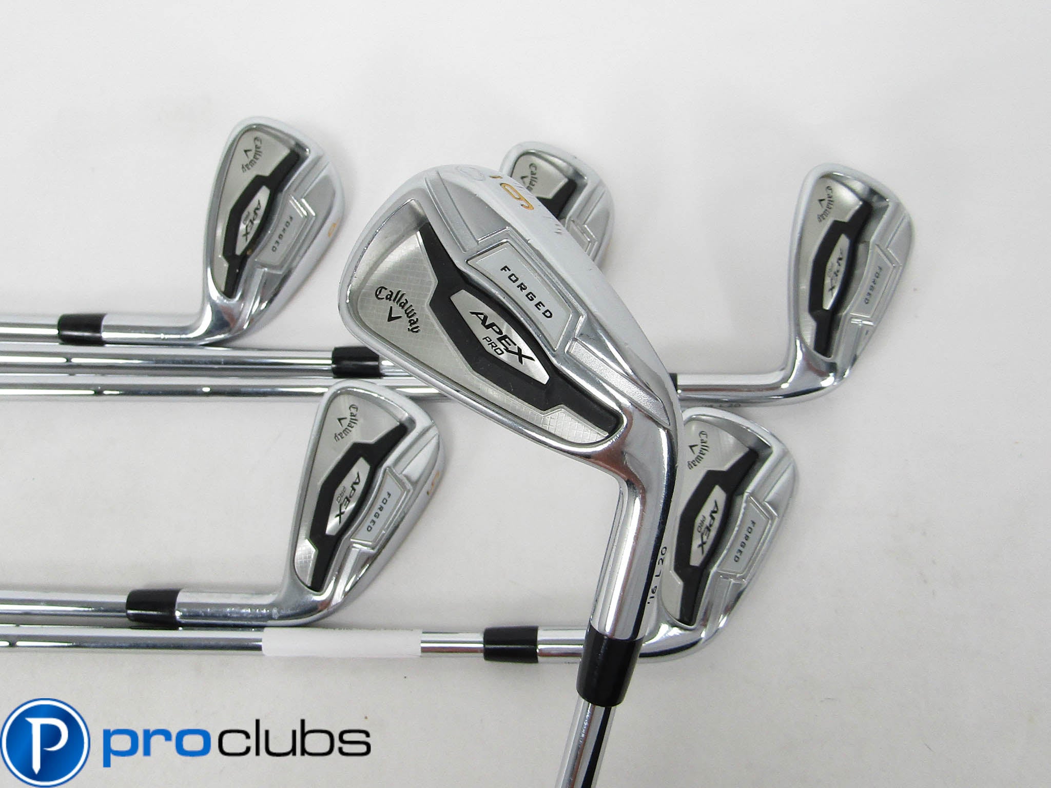 Tour Issue! CALLAWAY '16 APEX PRO "L20" IRONS 4-PW DYNAMIC GOLD X100 (NO 7 IRON)