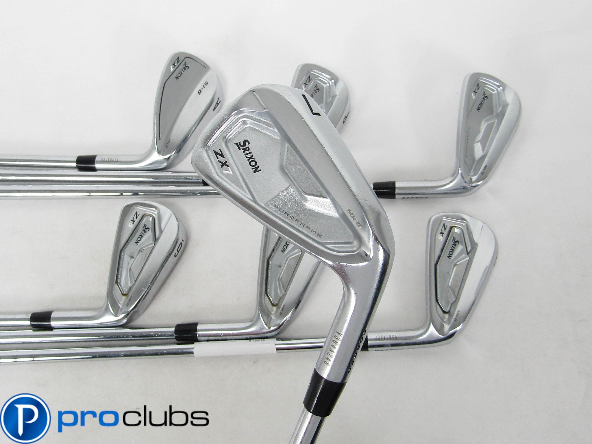 SRIXON ZX5 / ZX7 MKII FORGED IRONS 4-PW,AW STEEL OBAN CT 115 STIFF (NO 9 IRON)
