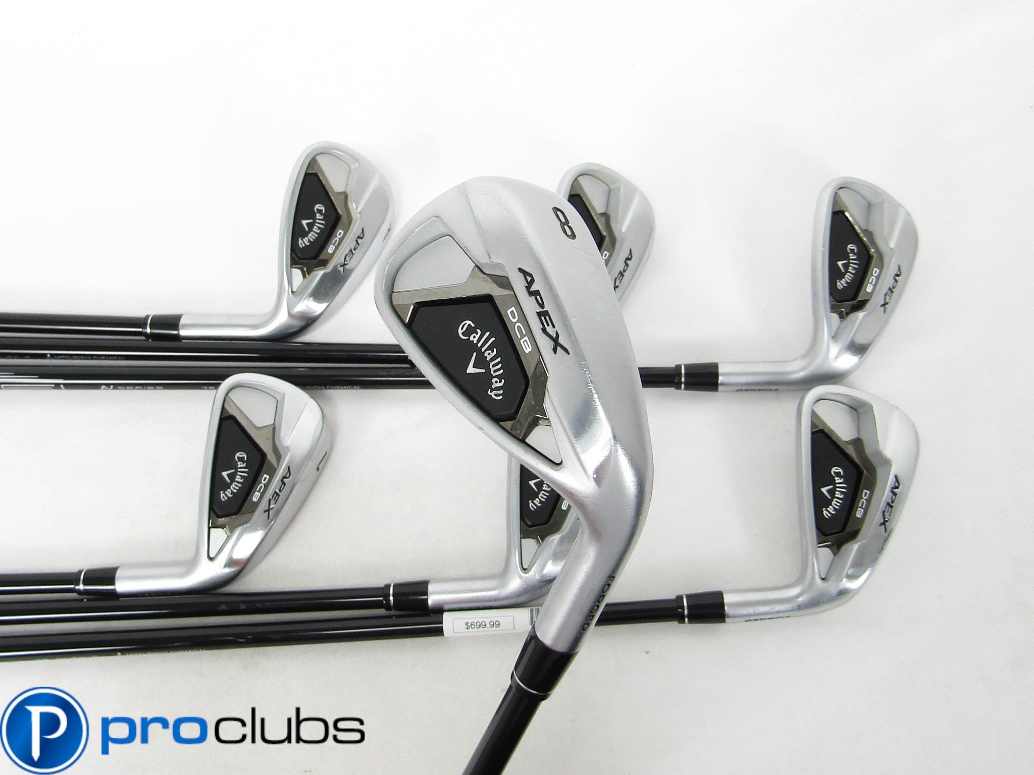 CALLAWAY APEX DCB FORGED IRONS 5-PW,AW GRAPHITE TENSEI AV WHITE 75 REGULAR (-1")