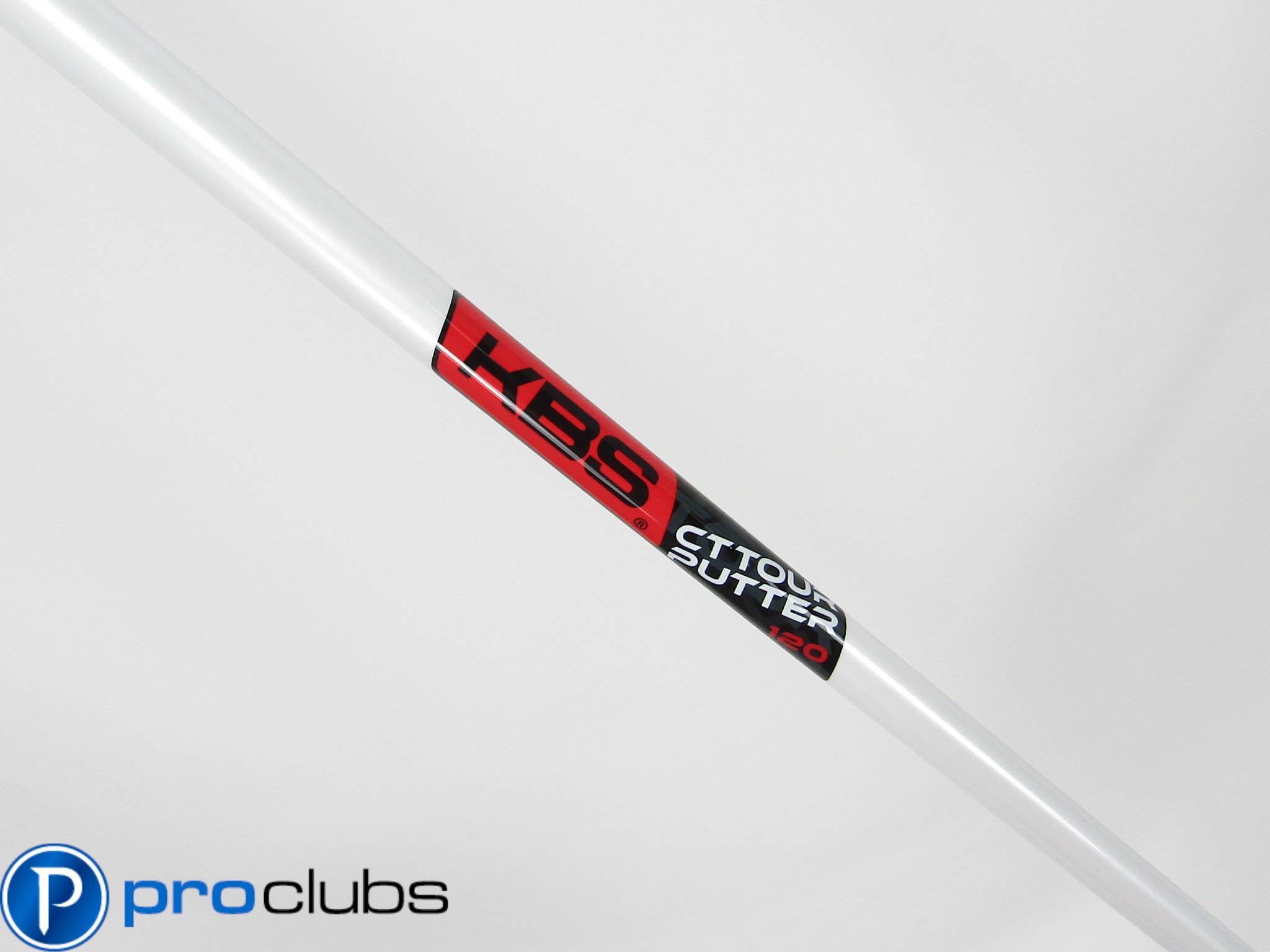 NEW KBS CT TOUR 120 WHITE CUSTOM STEEL PUTTER SHAFT .370 TIP #454696