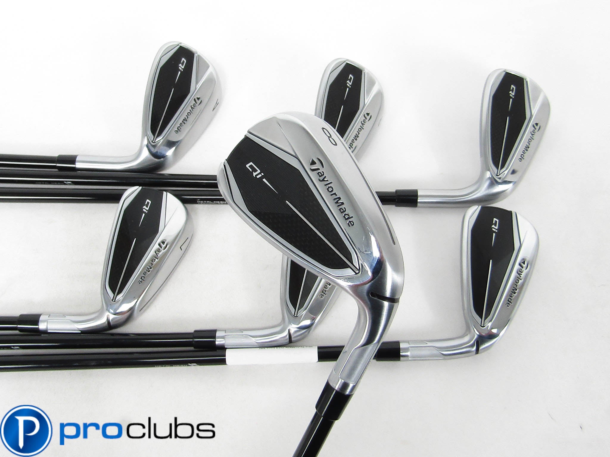 MINT! TAYLORMADE Qi IRONS 5-PW,AW GRAPHITE MMT 55 SENIOR FLEX #458203