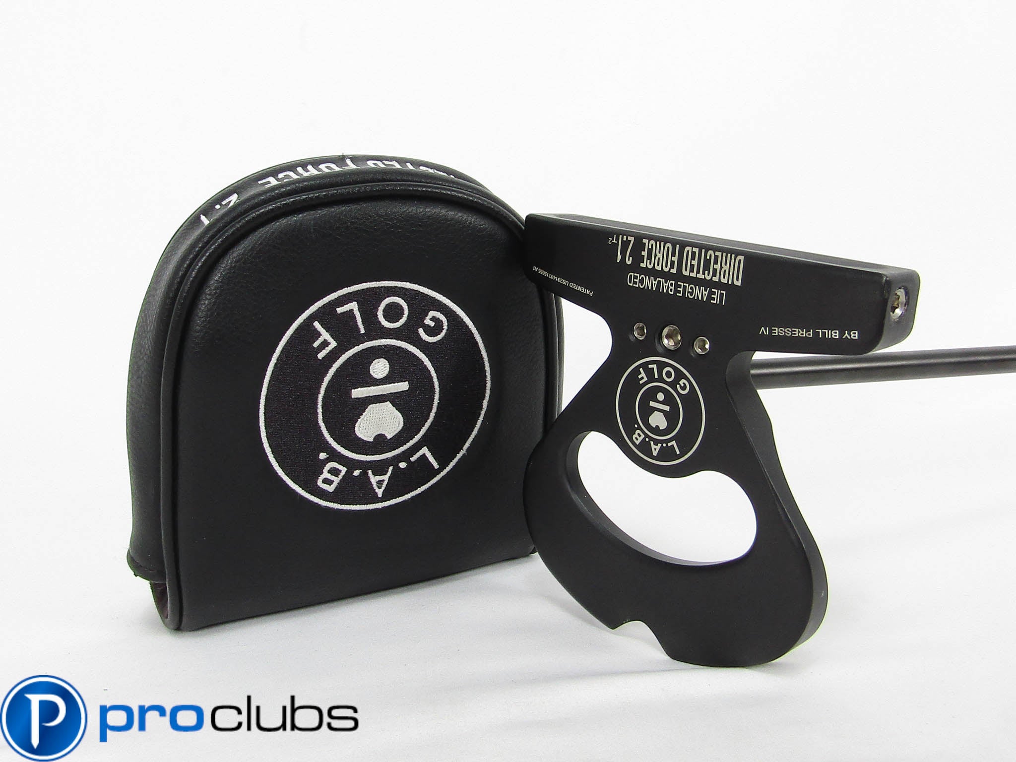 LAB GOLF DIRECTED FORCE DF 2.1 T2 PUTTER 33.5" BLACK STEEL w/HEADCOVER #445542