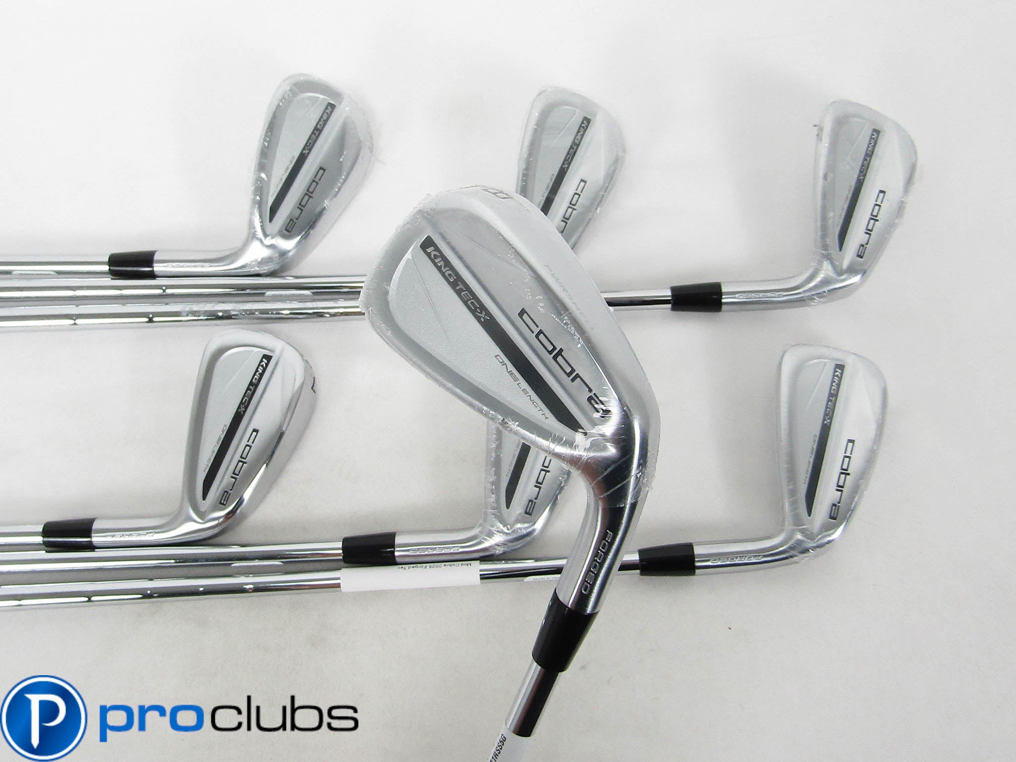 MINT! COBRA '2025 KING TEC X ONE LENGTH IRONS 5-PW,GW STEEL KBS STIFF #457510