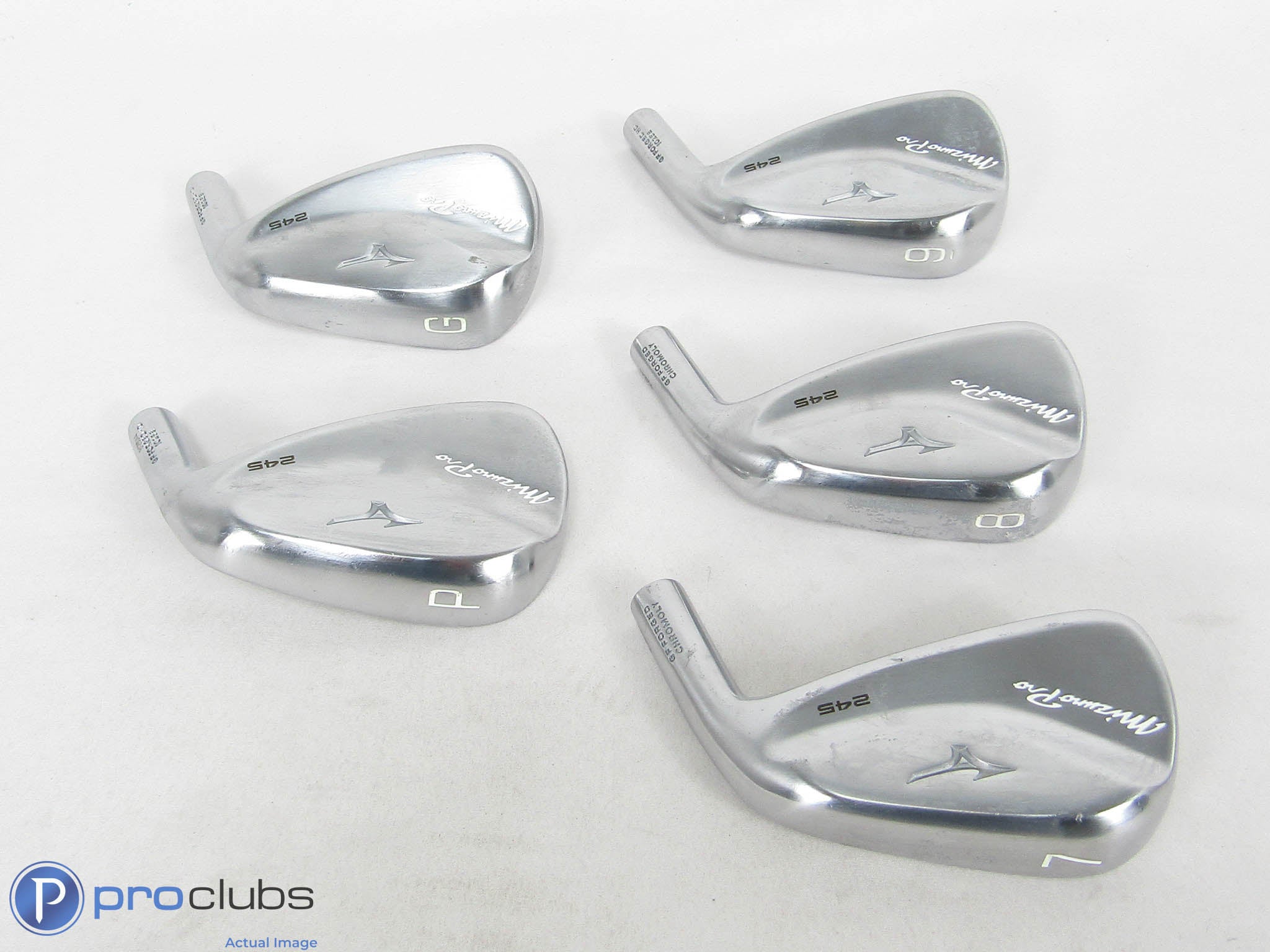 Excellent! Mizuno Pro 245 7-PW,GW - Iron Set Head Only - 457007