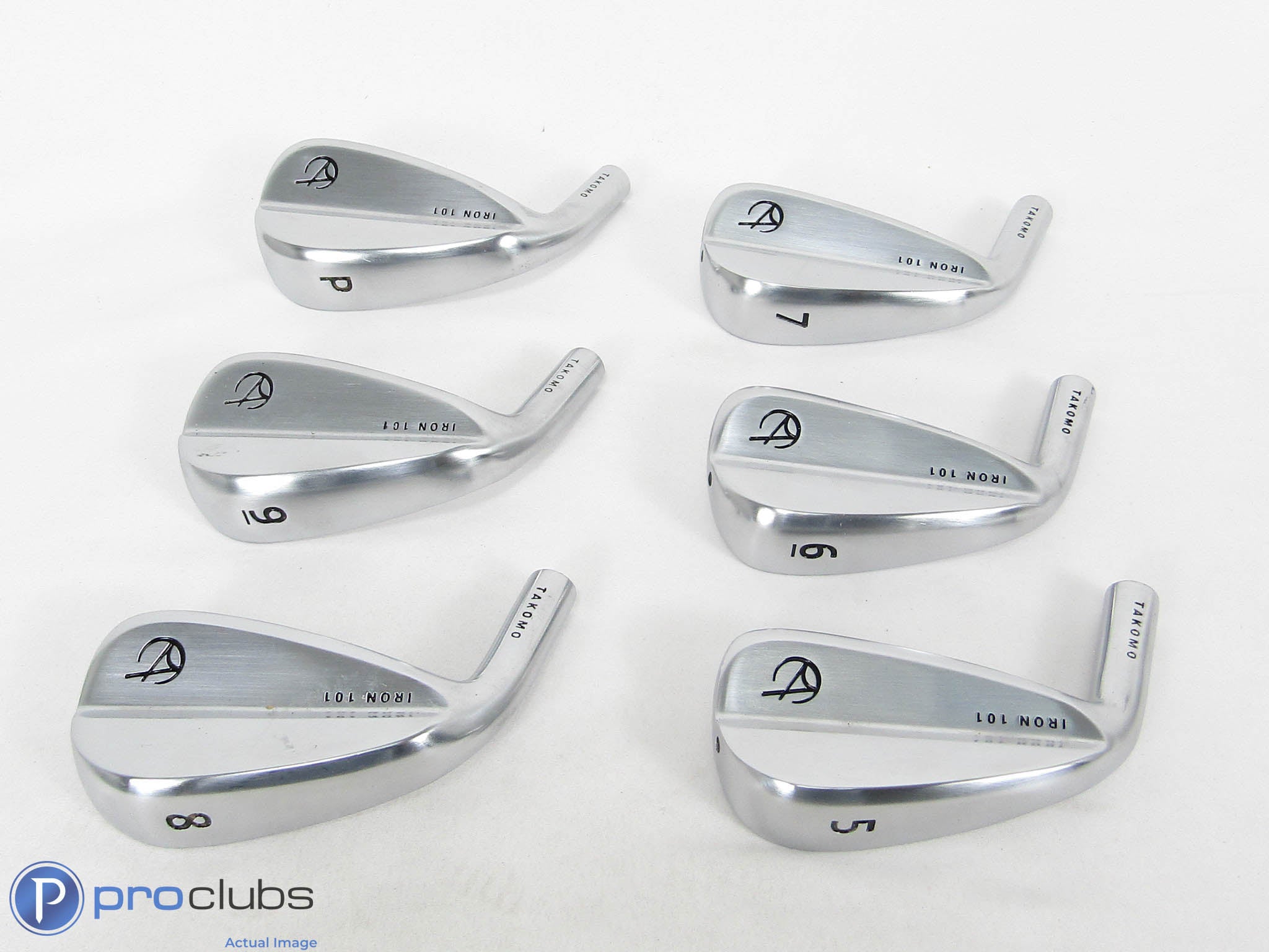 Left Handed! Takomo 101 5-PW - Iron Set Head Only - 454825