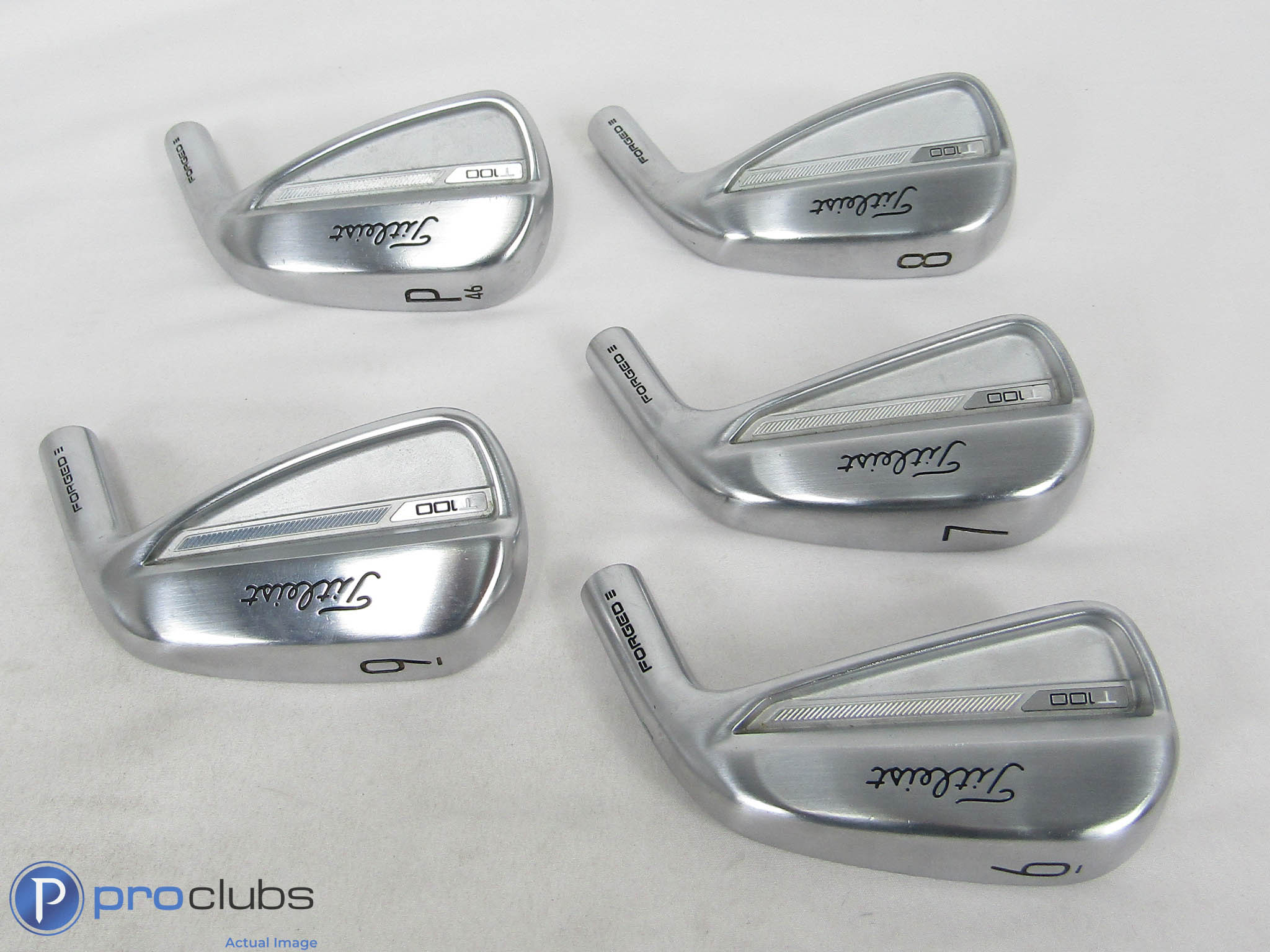 Excellent! Titleist 2023 T100 6-PW - Iron Set Head Only - 457810