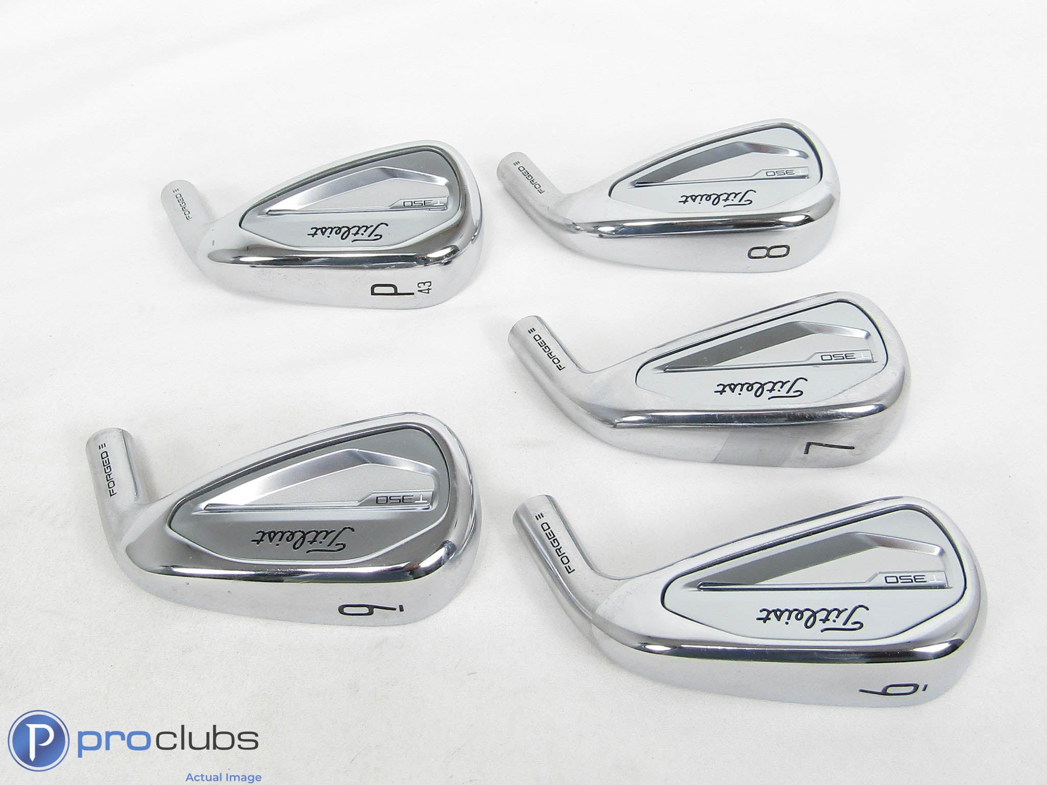 Excellent! Titleist 2023 T350 6-PW - Iron Set Head Only - 457006