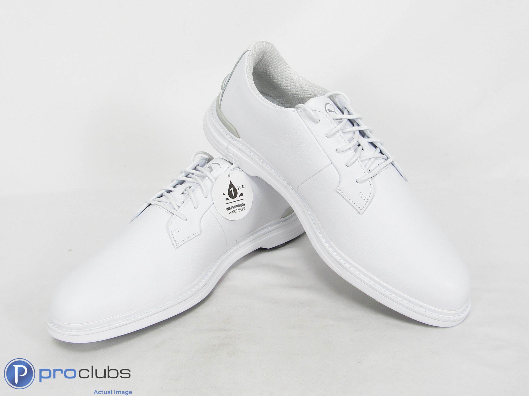 New! Puma Royale Golf Shoes Size 13 White/White - 457488