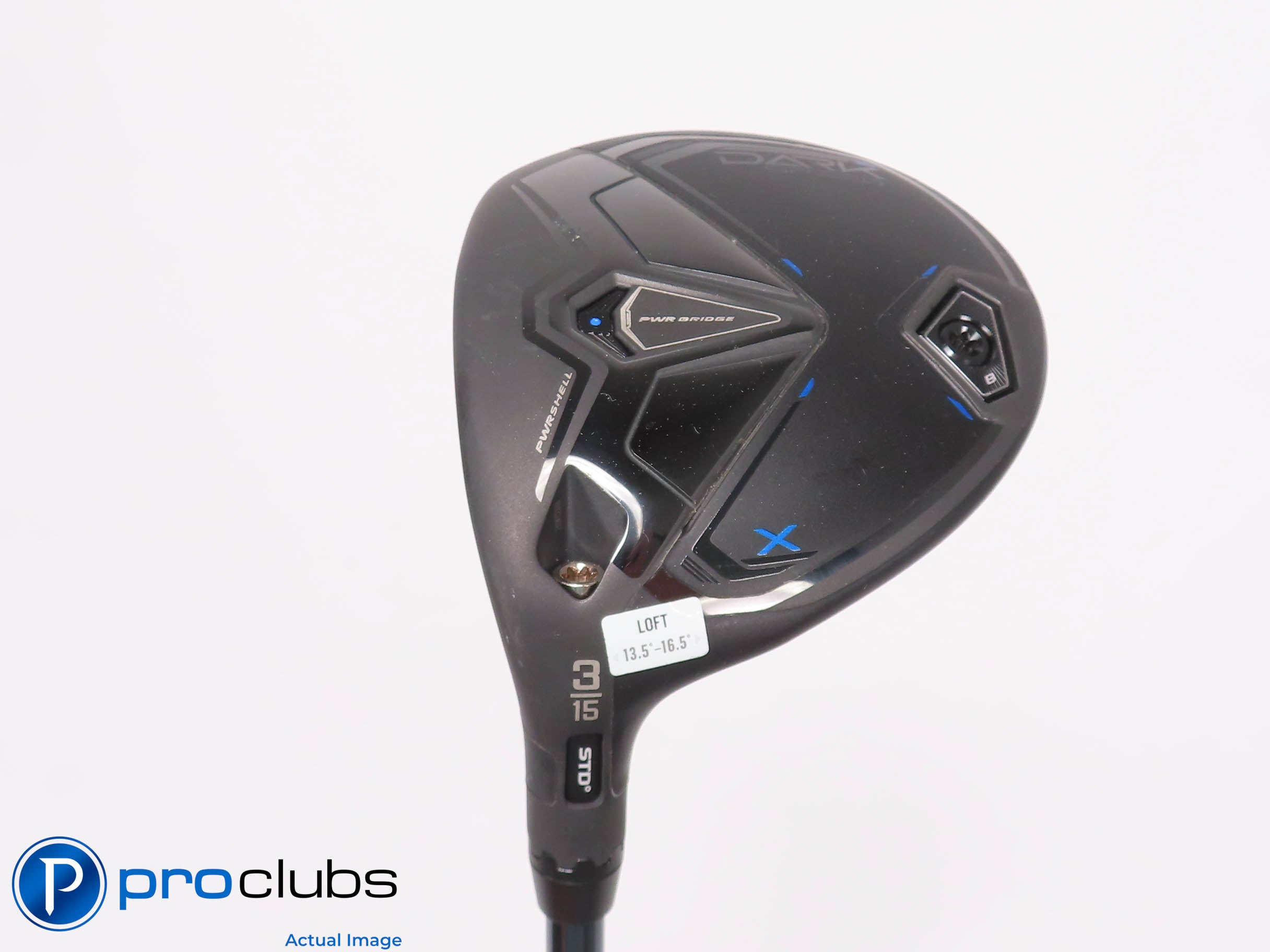 Nice Left Handed Cobra DARKSPEED X 15* 3 WOOD - LINQ Red 5F4 Stiff Flex 456079