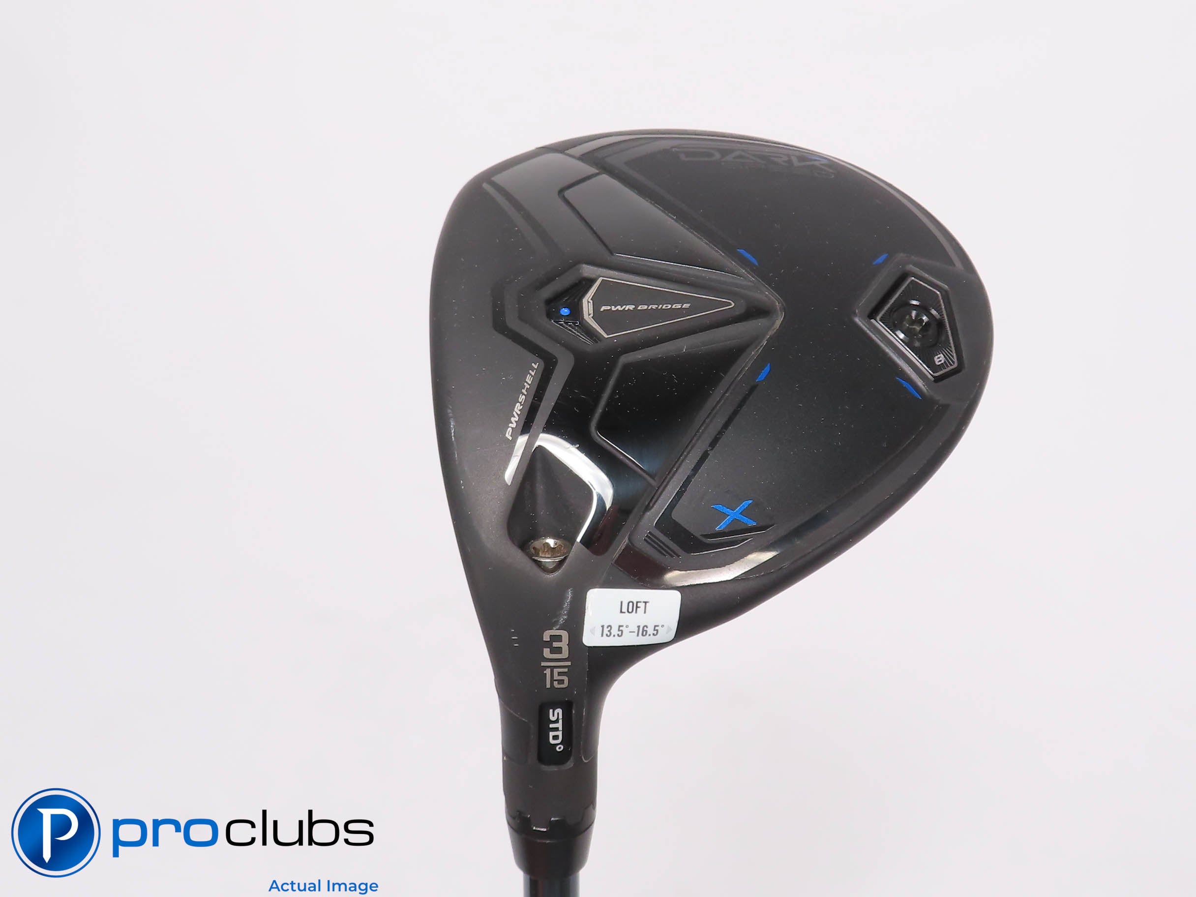 Nice Left Handed Cobra DARKSPEED X 15* 3 WOOD -LINQ Blue 6F3 Regular Flex 455999