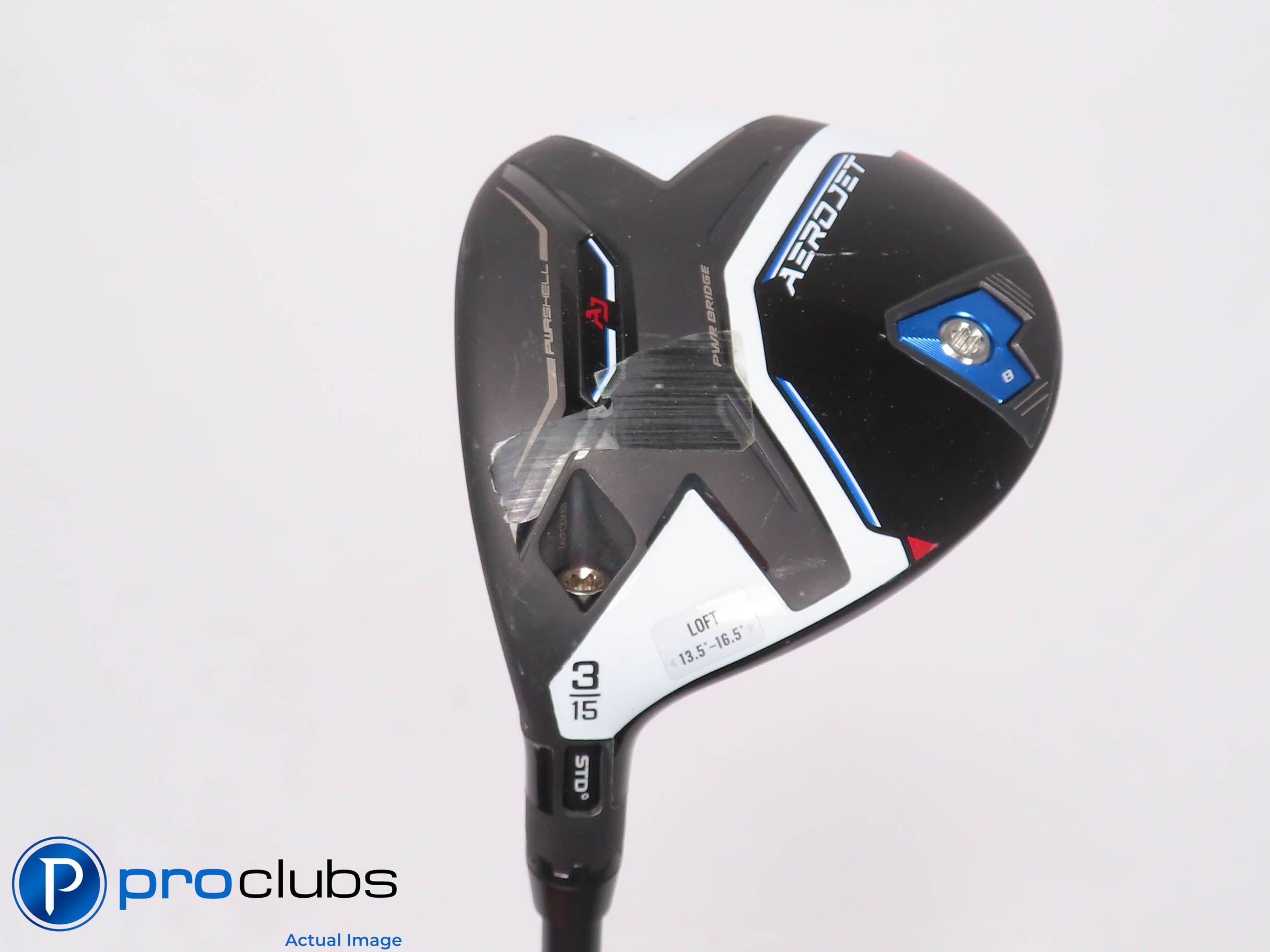 Left Handed Cobra AEROJET 15* 3 WOOD - UST Helium Black 5F4 Stiff Flex 453043