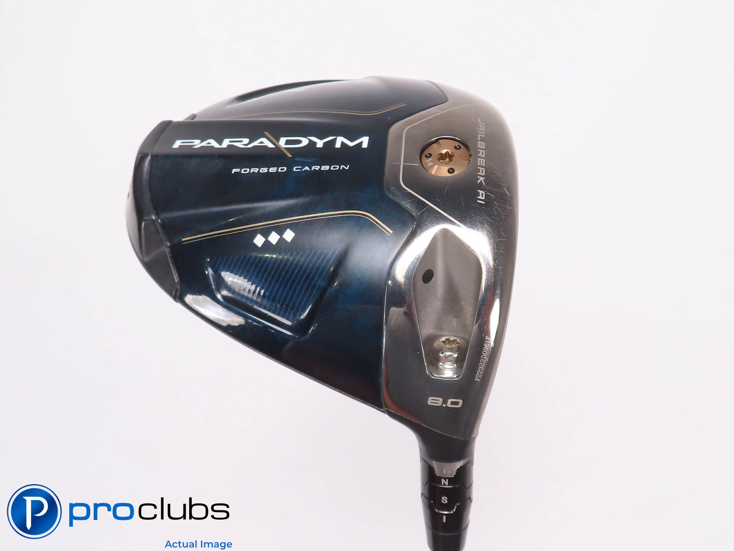 Callaway PARADYM Triple Diamond 8* DRIVER - HZRDUS Gen4 Black 60g X-Flex 458010