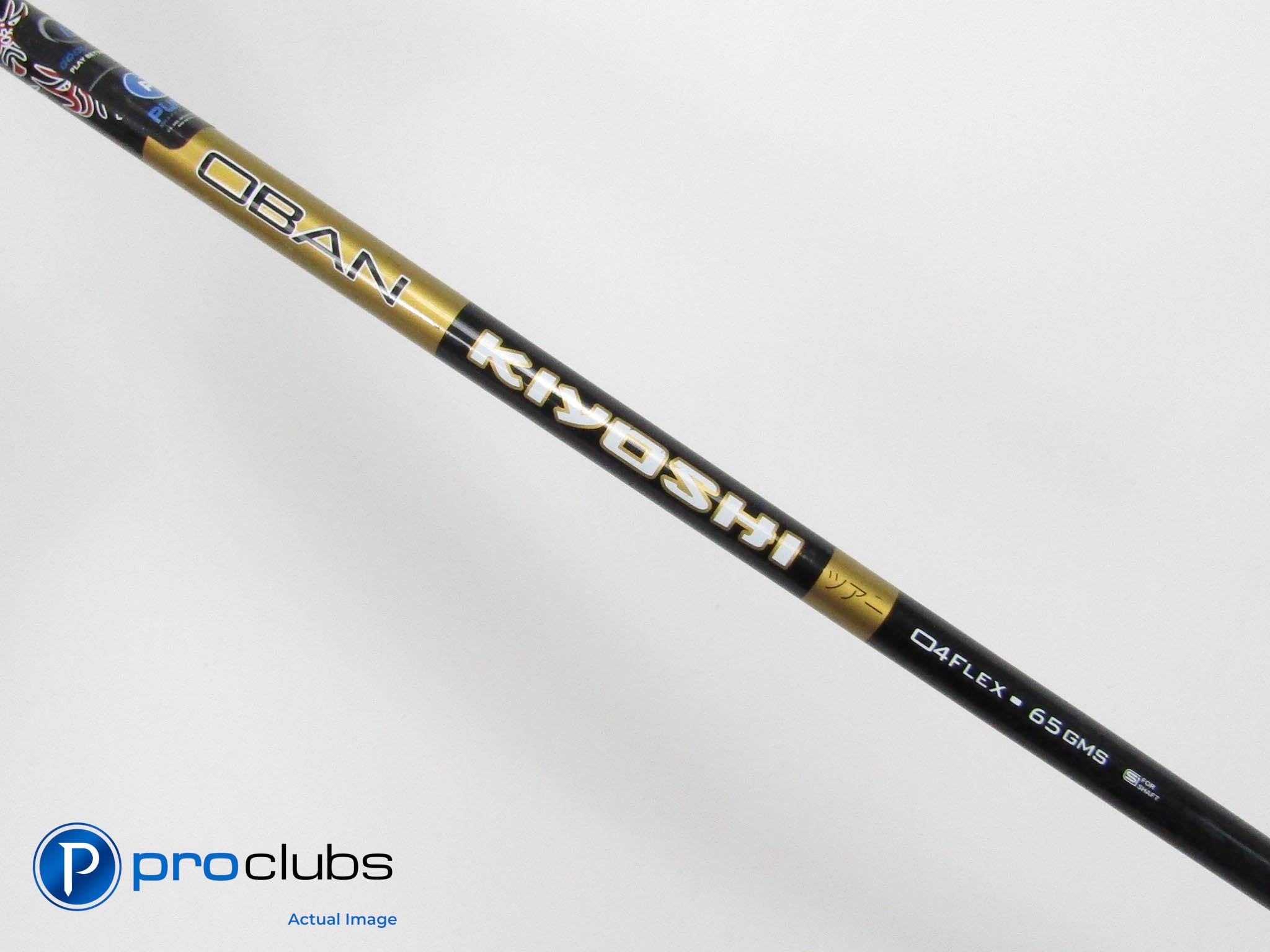 OBAN KIYOSHI Black 65 04 Stiff Flex 43.5" Driver Shaft TaylorMade Tip #441532