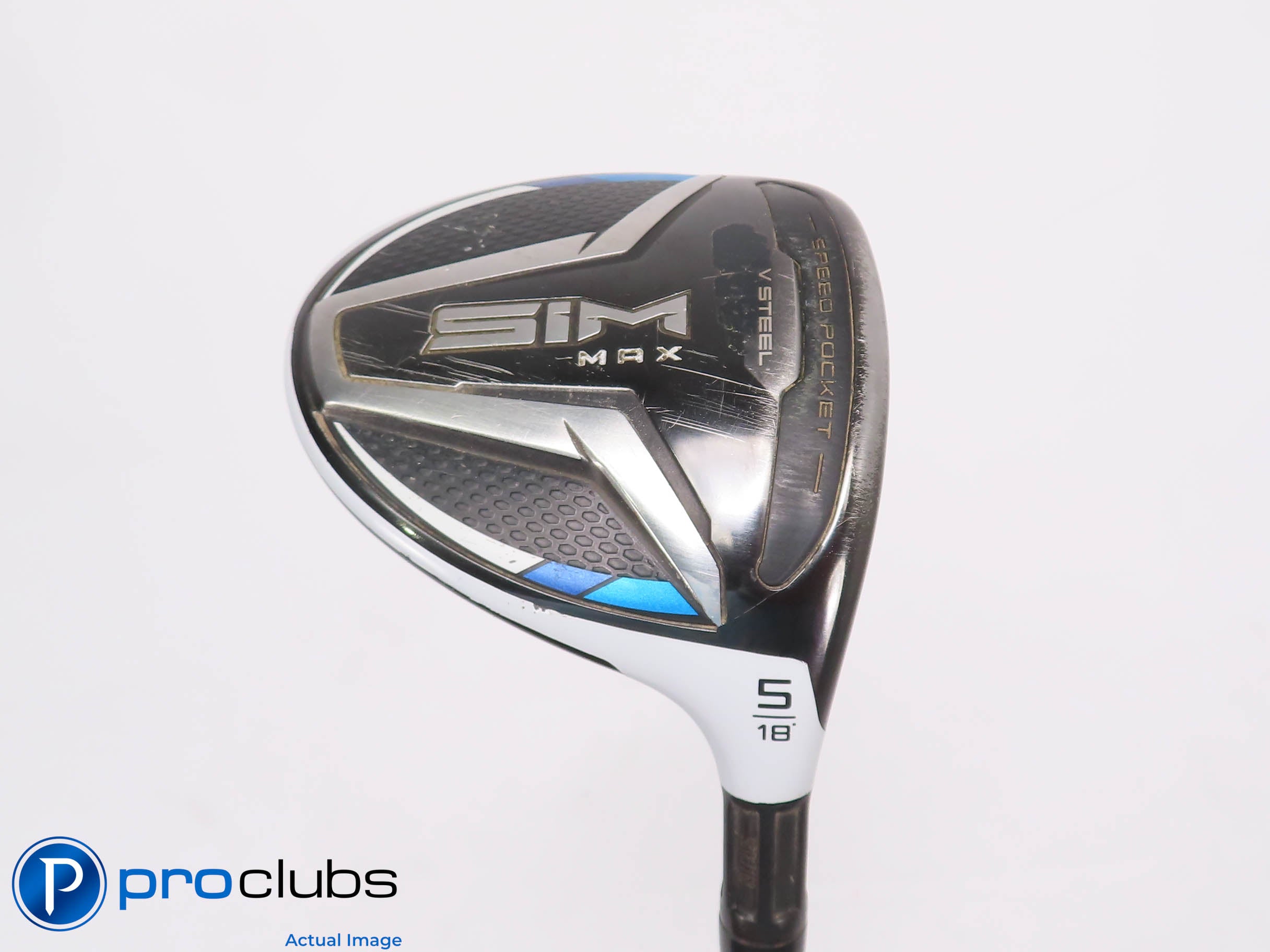 TaylorMade SIM MAX 18* 5 Wood - Graphite Design Tour AD IZ-5 Stiff Flex #458104
