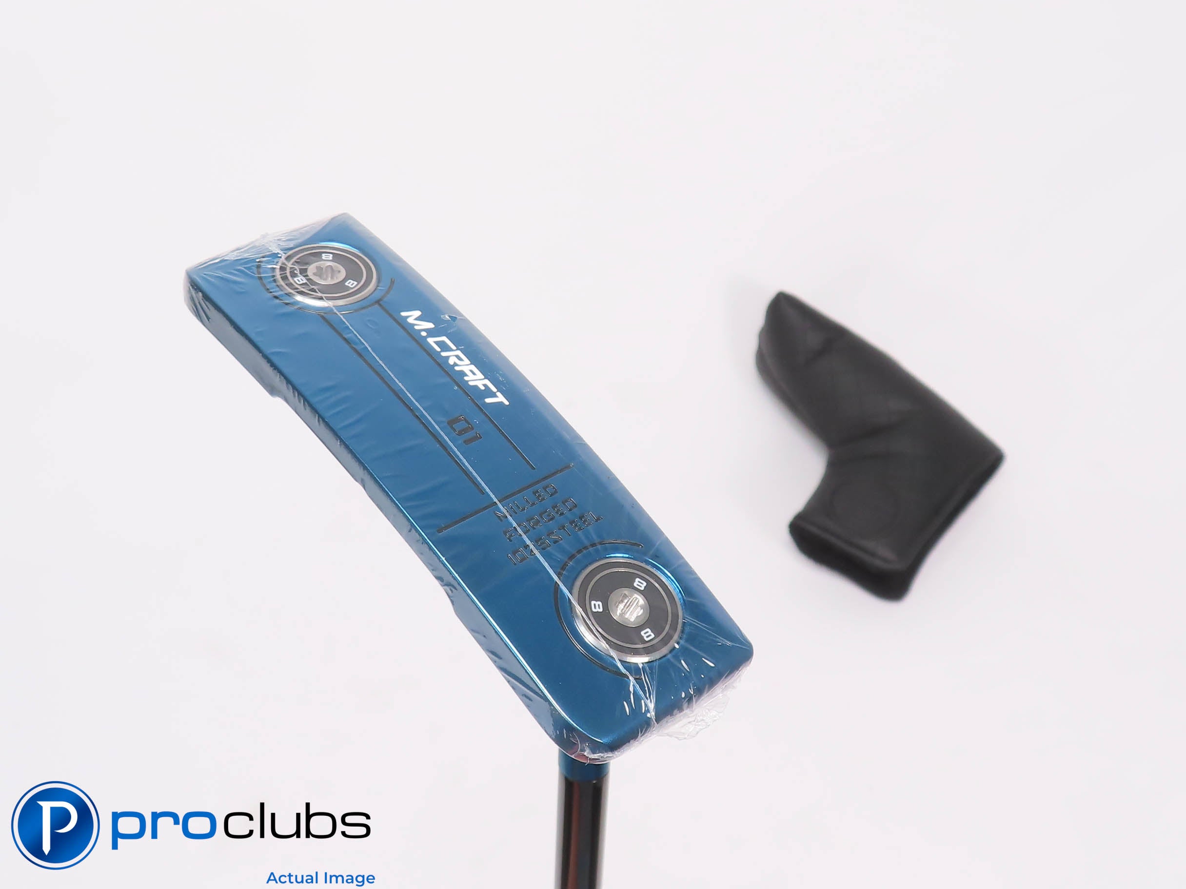 NEW Mizuno M-CRAFT OMOI 01 Milled Forged Blue Ion 34" PUTTER w/Cover 458266