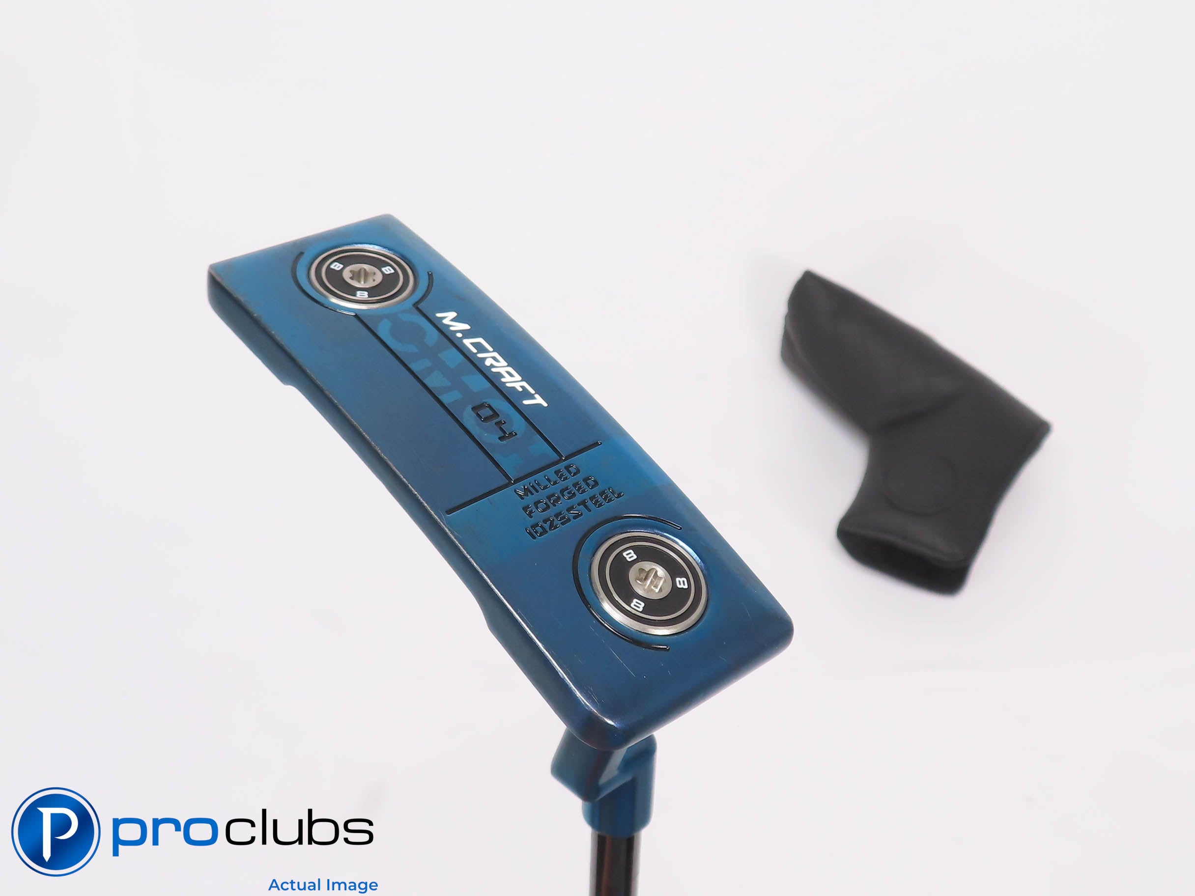 Mizuno M-Craft OMOI 04 Milled Forged Blue Ion 35" PUTTER w/Cover 458265