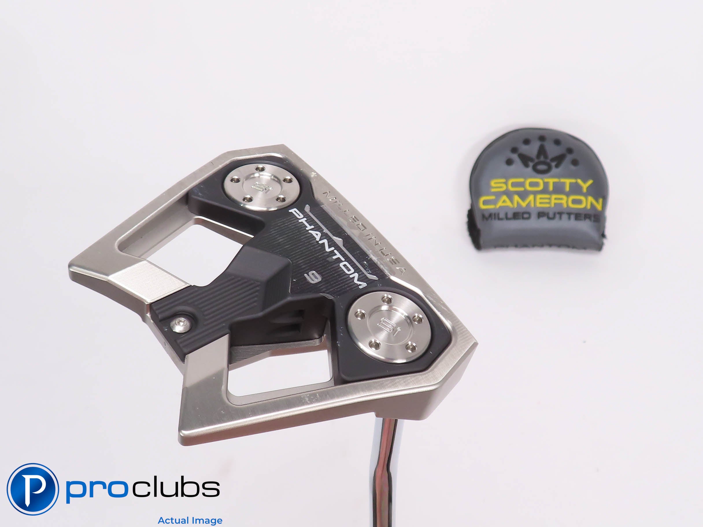 Mint Scotty Cameron 2024 PHANTOM 9 Single Bend 34" PUTTER w/Headcover 458362