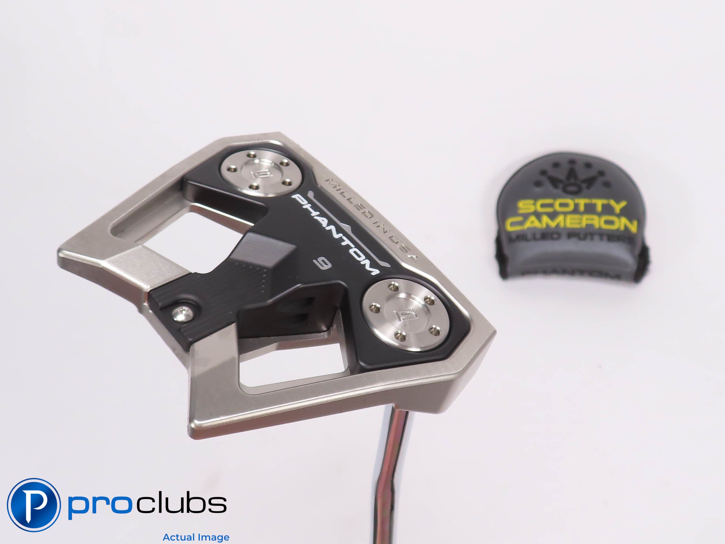 Nice Scotty Cameron 2024 PHANTOM 9 Single Bend 34" PUTTER w/Headcover 458361