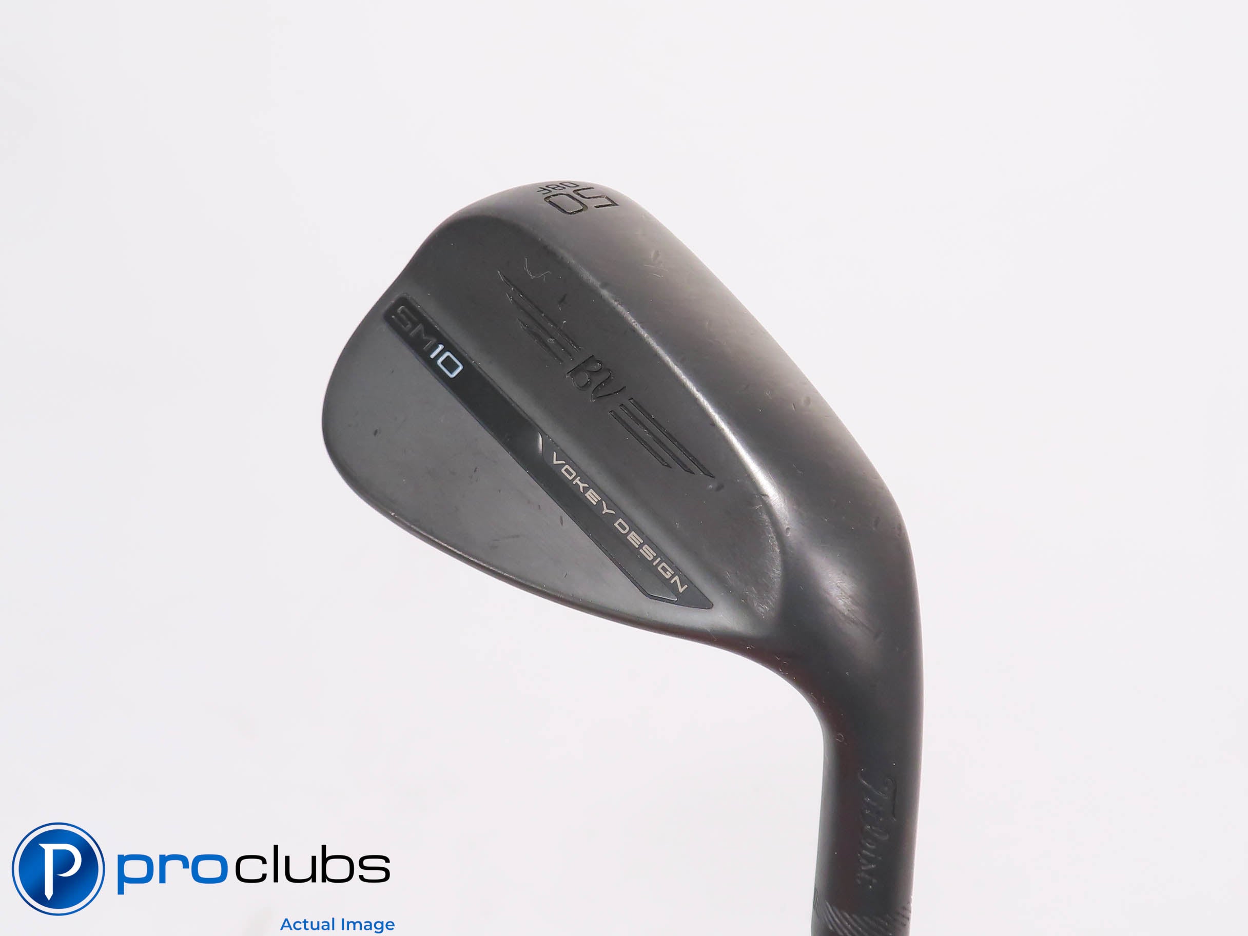 Titleist Vokey SM10 Black F-Grind 50*(8*) Wedge - TT Dynamic Gold Stiff - 458114