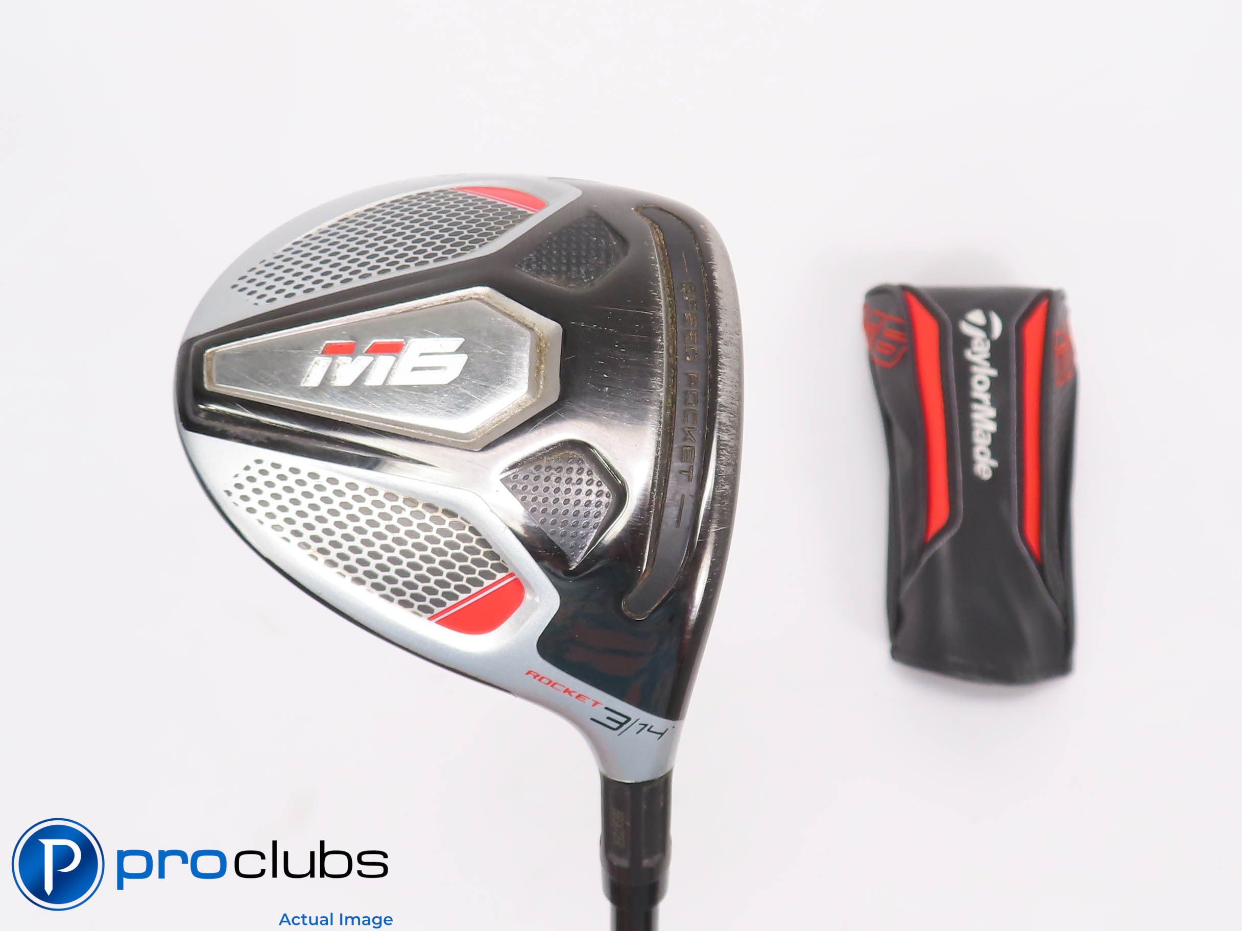 TaylorMade M6 Rocket 14* 3 Wood w/ HC - Fujikura Atmos FW 6S Stiff Flex - 458096