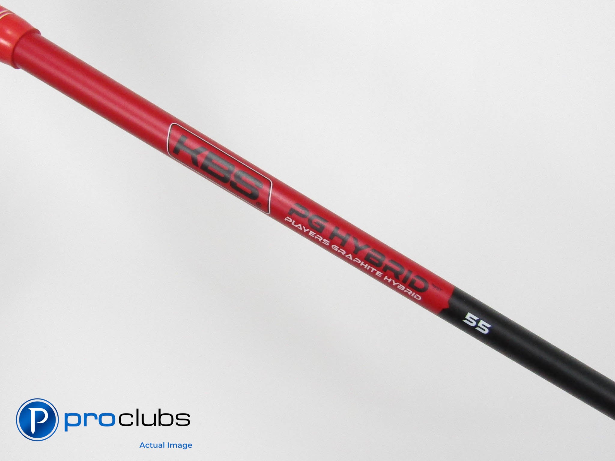 KBS PG Hybrid 55 Senior Flex Hybrid Shaft w/ Titleist Tip #458303