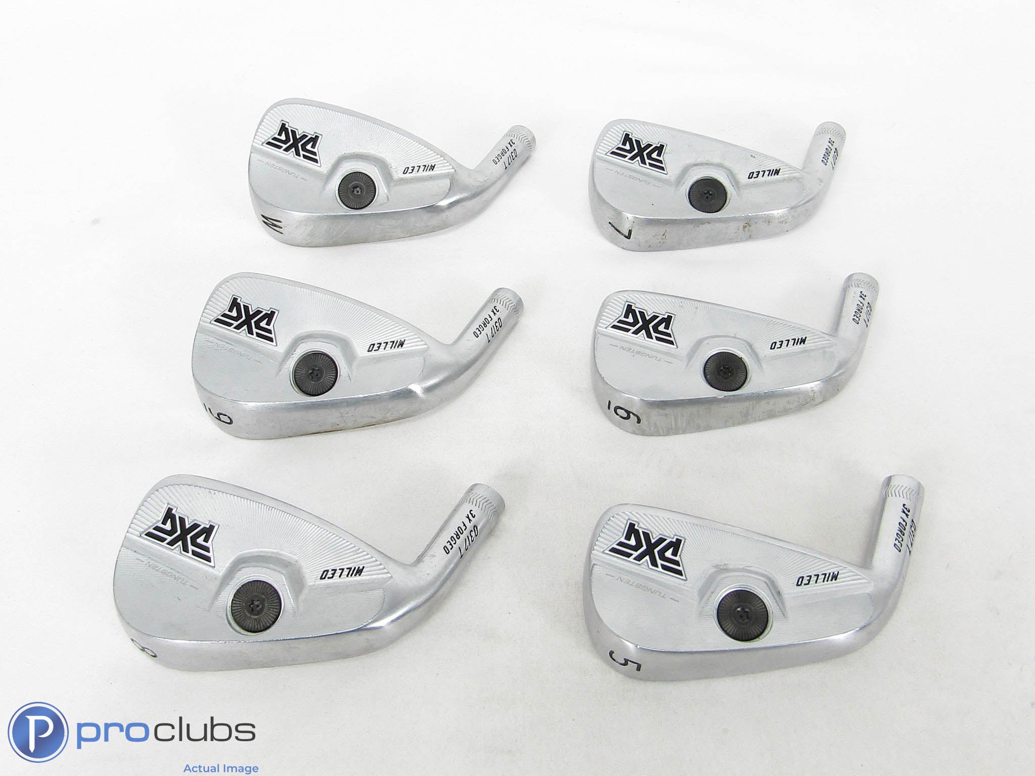 Left Handed! PXG 0317T 5-PW - Iron Set Head Only - 458145
