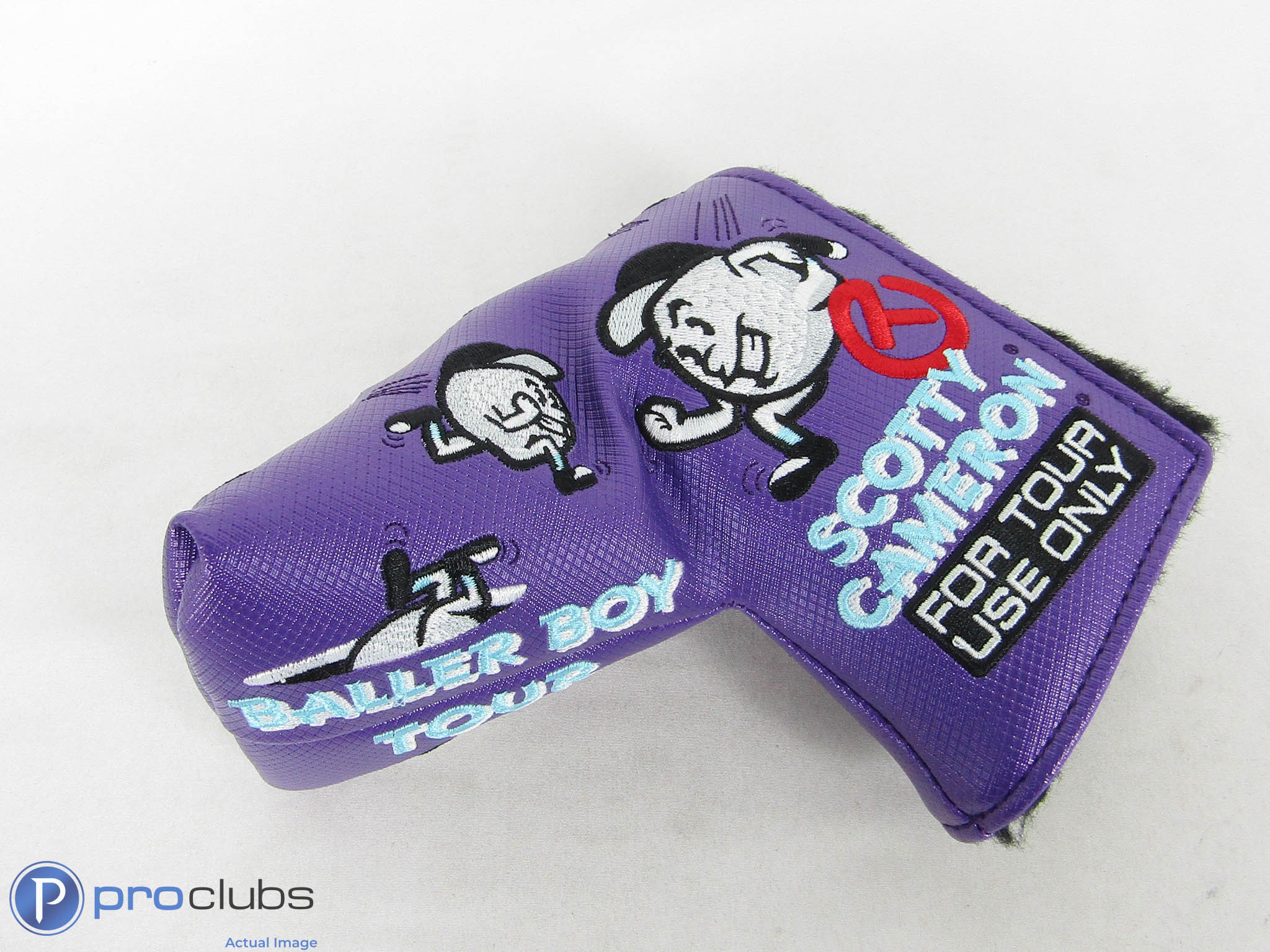 Circle T! Scotty Cameron Purple "Baller Boy" Mid-Mallet Headcover-458452