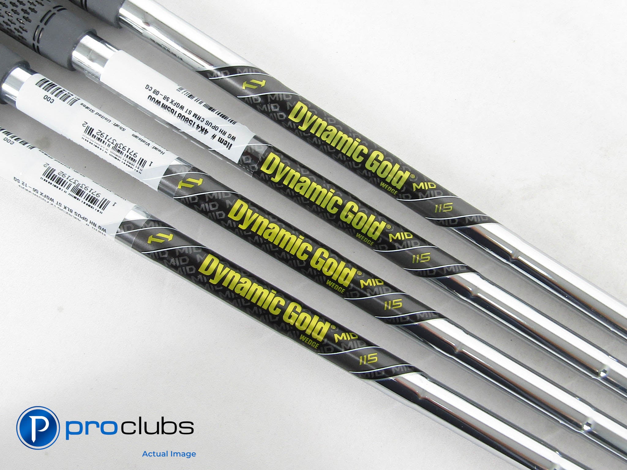 4pc Dynamic Gold MID 115 Wedge Shaft Set .355" Tip #456944