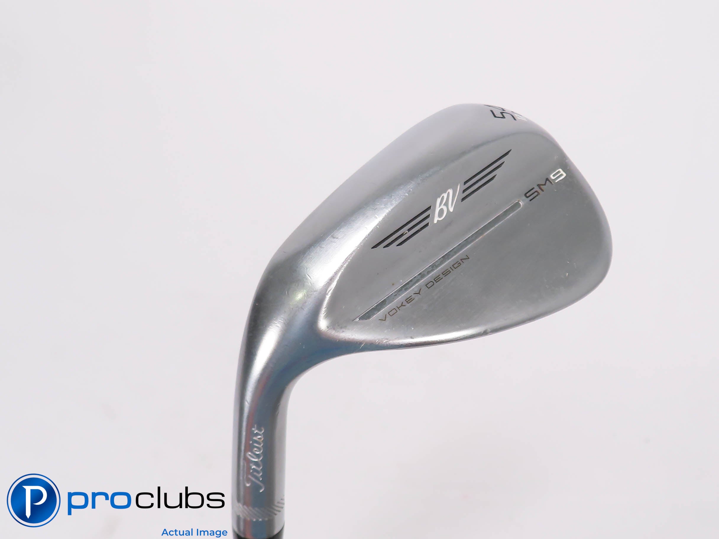 Left Handed Titleist Vokey SM9 54*(12*) Wedge D-Grind - Vokey Wedge Flex #458204