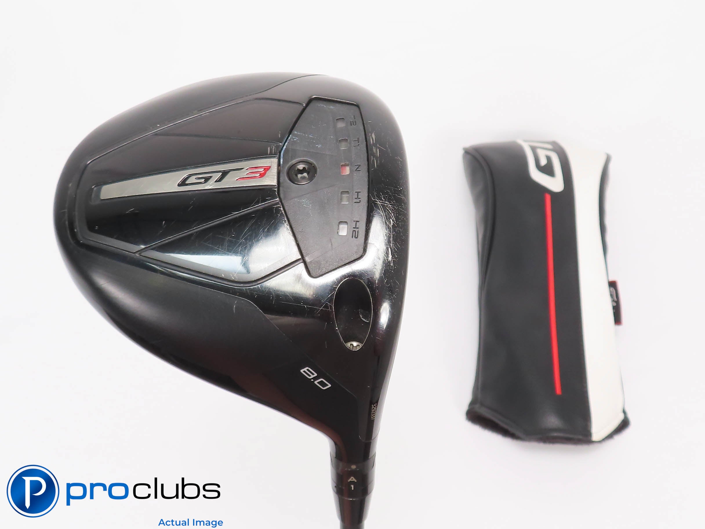 Titleist GT3 8* Driver w/ HC - HZRDUS Smoke Black 60g 5.5 Regular Flex - 455020