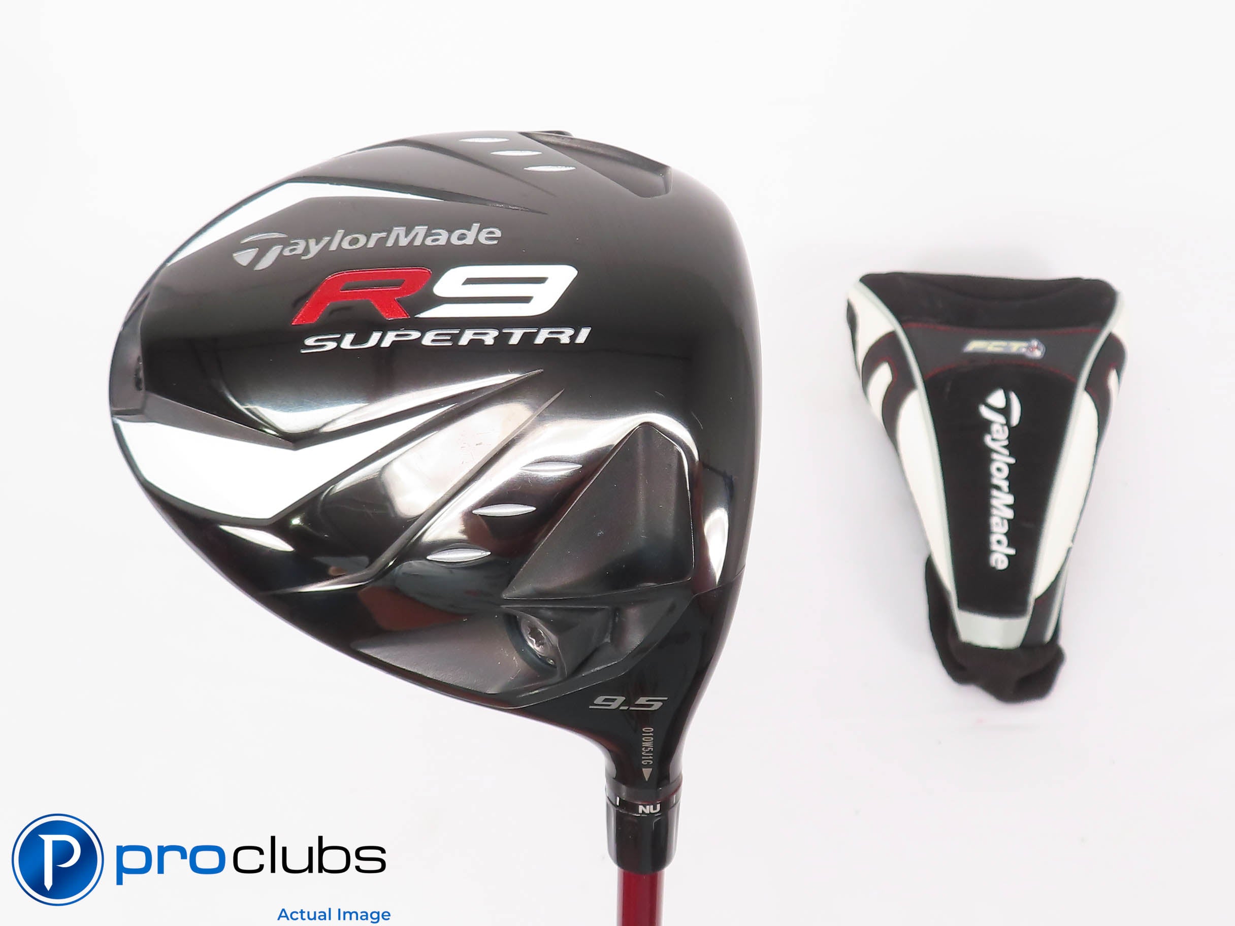 Mint TaylorMade R9 SUPERTRI 9.5* DRIVER w/Cover - Motore 60 Stiff Flex 458863