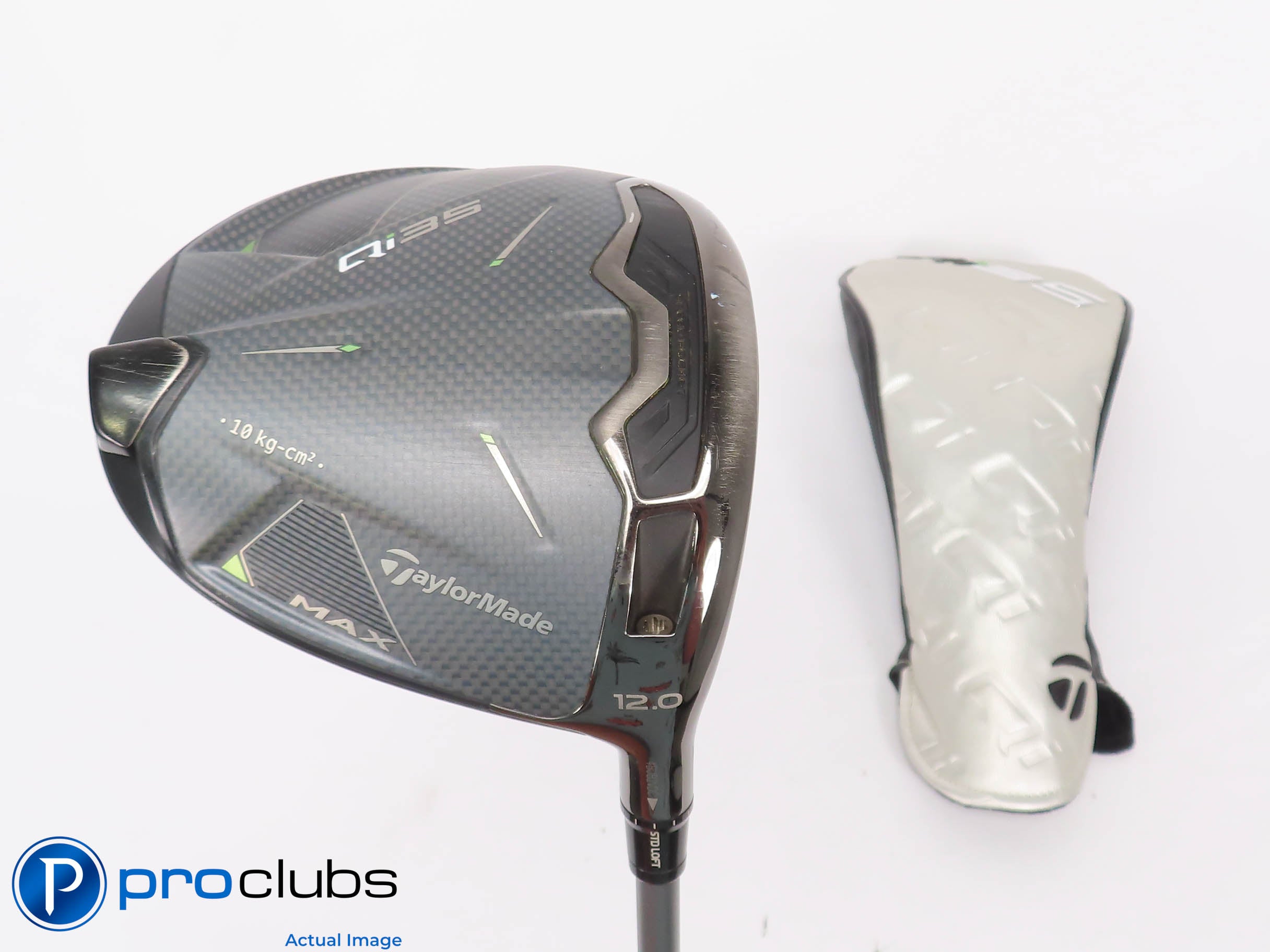 Nice TaylorMade Qi35 MAX 12* DRIVER w/Cover - Air Speeder 50 Regular Flex 458735